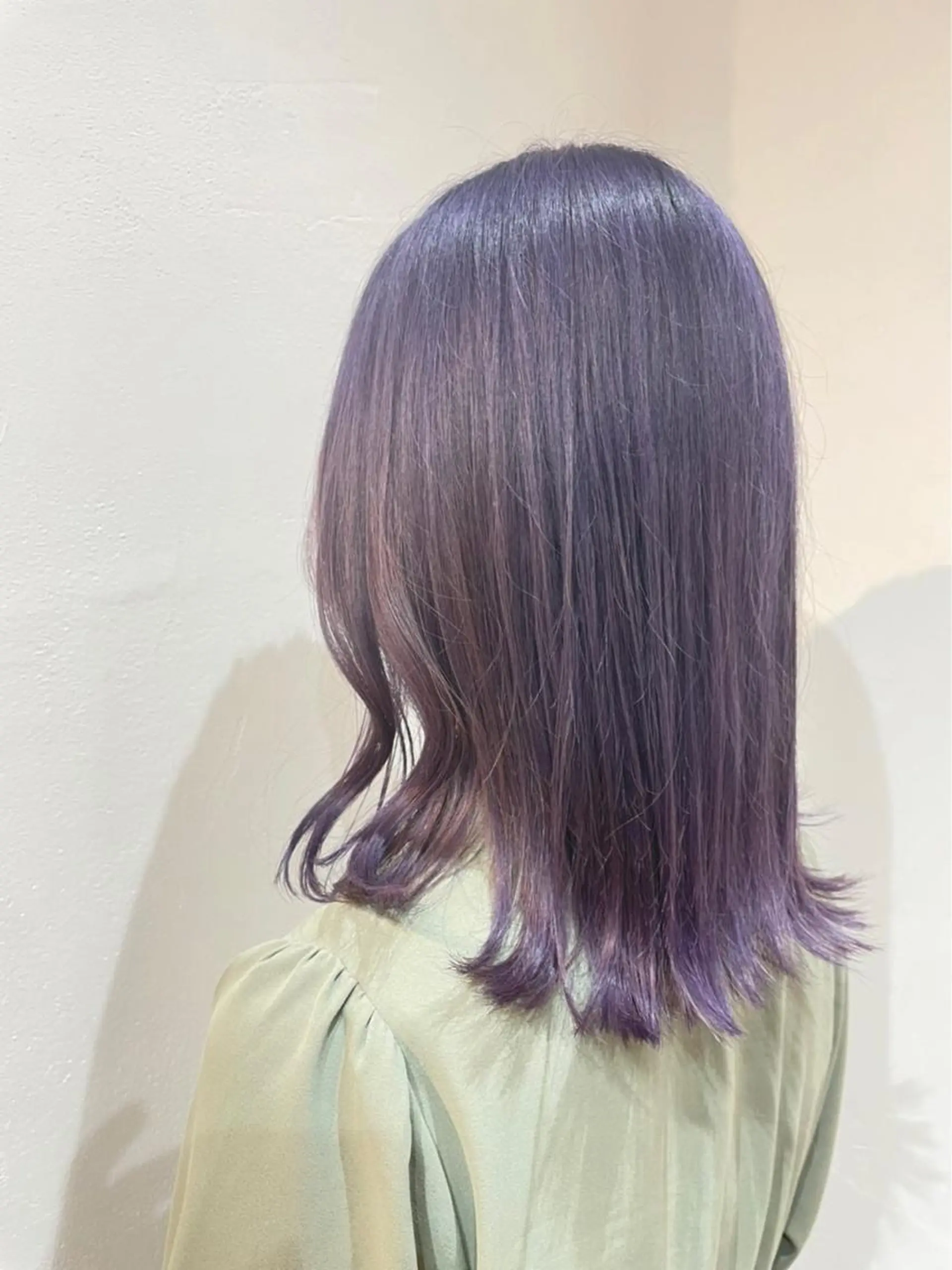 ミディアム ハイライト 髪質改善 縮毛矯正 トリートメント ヘアカラー ✂︎マンツーマン施術 ａｙｅ✂︎のヘアスタイル