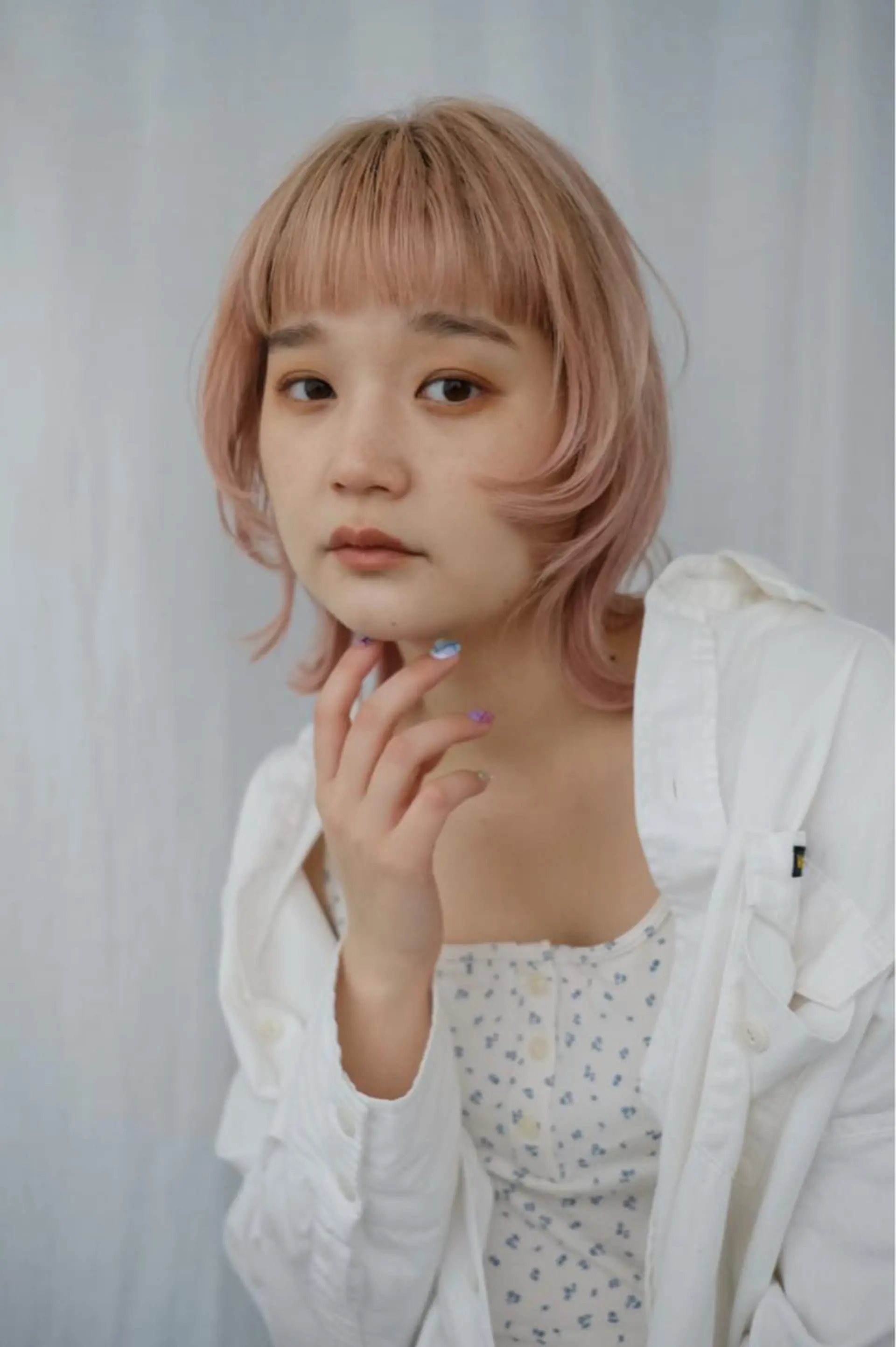 ミディアム 透明感カラー/似合わ せカット/大島実加永のヘアスタイル