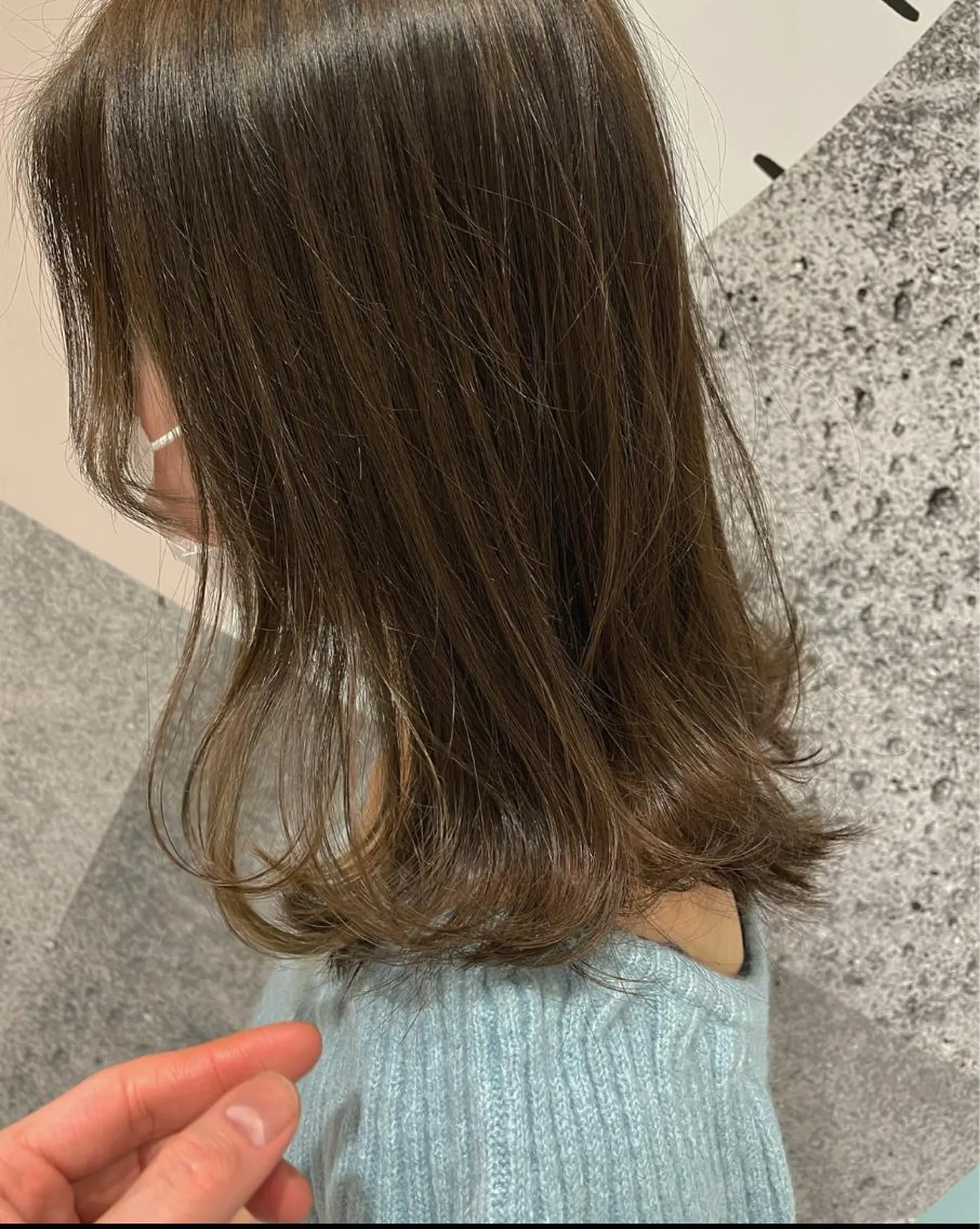 ミディアム 矢口 嵩人のヘアスタイル