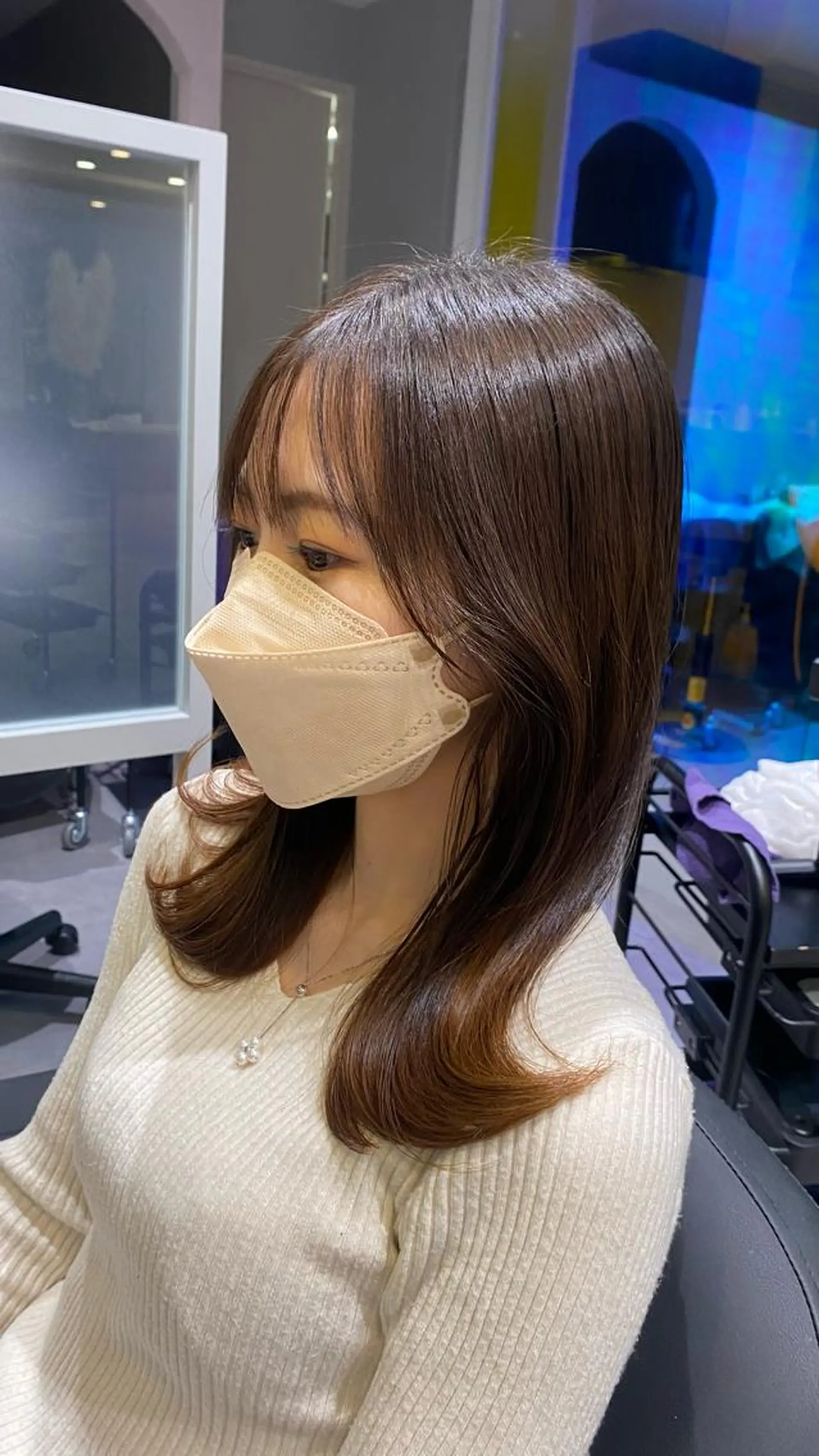 セミロング くびれヘア マスイ カイセイのヘアスタイル