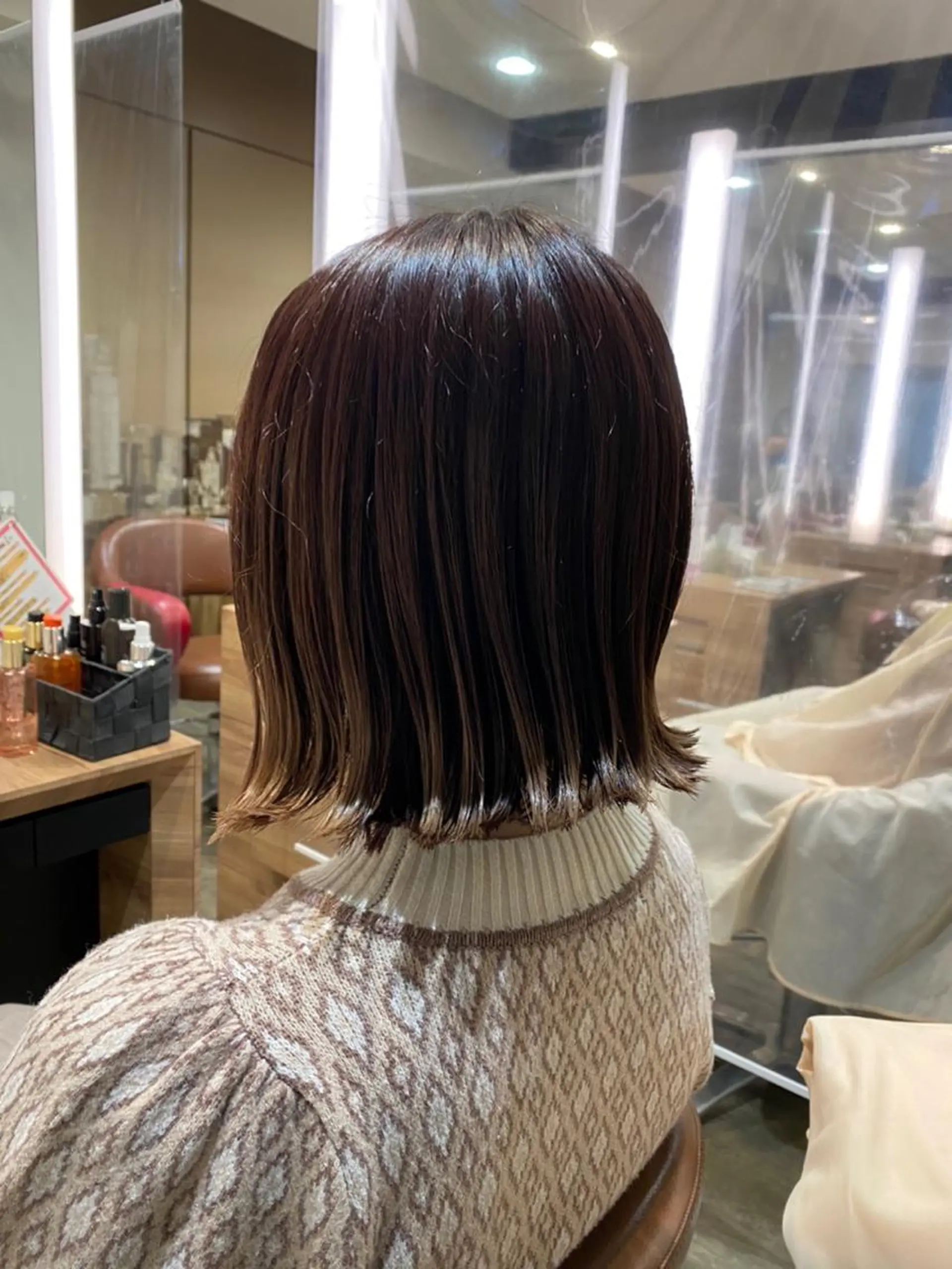 ショート アッシュ ボブ 髪質改善 レイヤーカット ショートヘア カット ショート〜ミディアム 喜多司のヘアスタイル