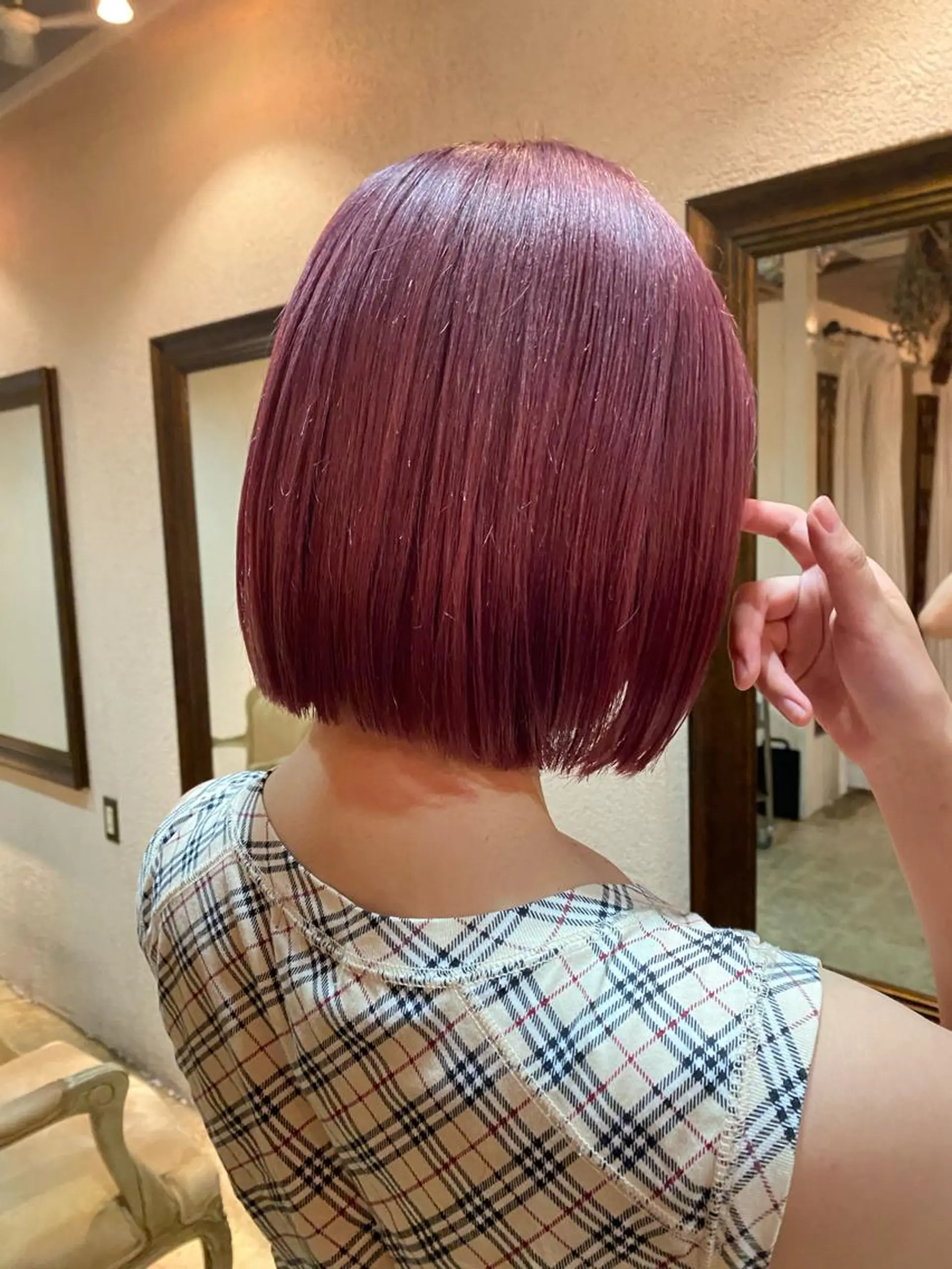 カラー パーマ/透明感カラー 小松のヘアスタイル