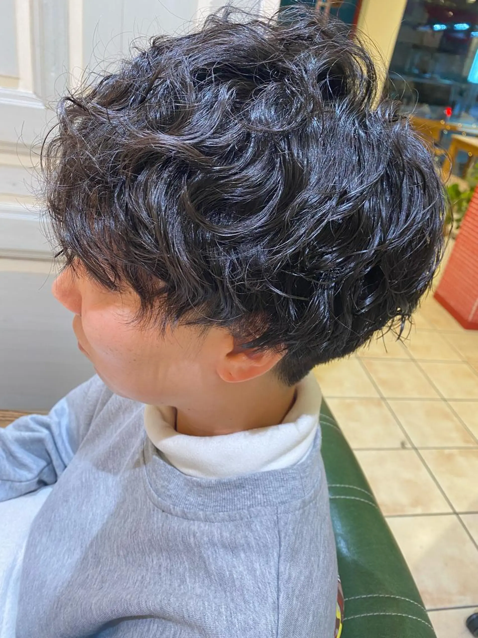 ショート パーマ 斎藤 彩香のヘアスタイル