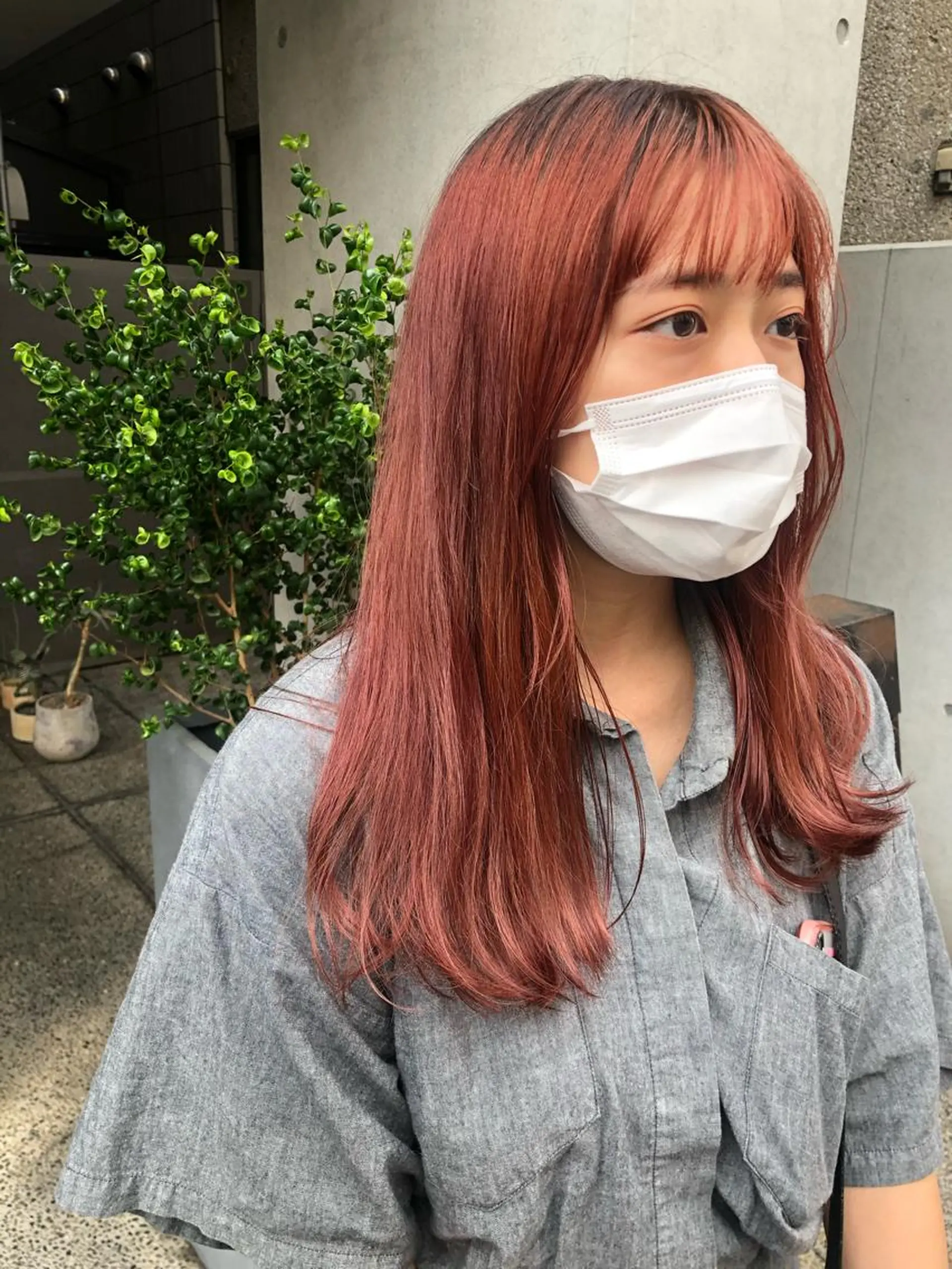 ミディアム カラー stylist 杉浦駿生のヘアスタイル