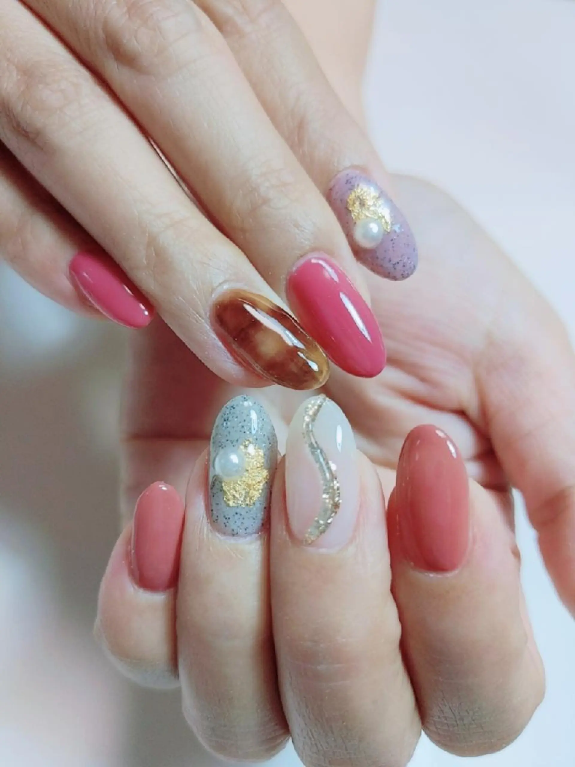 セミロング ☺︎山部 志麻☺︎のネイルデザイン