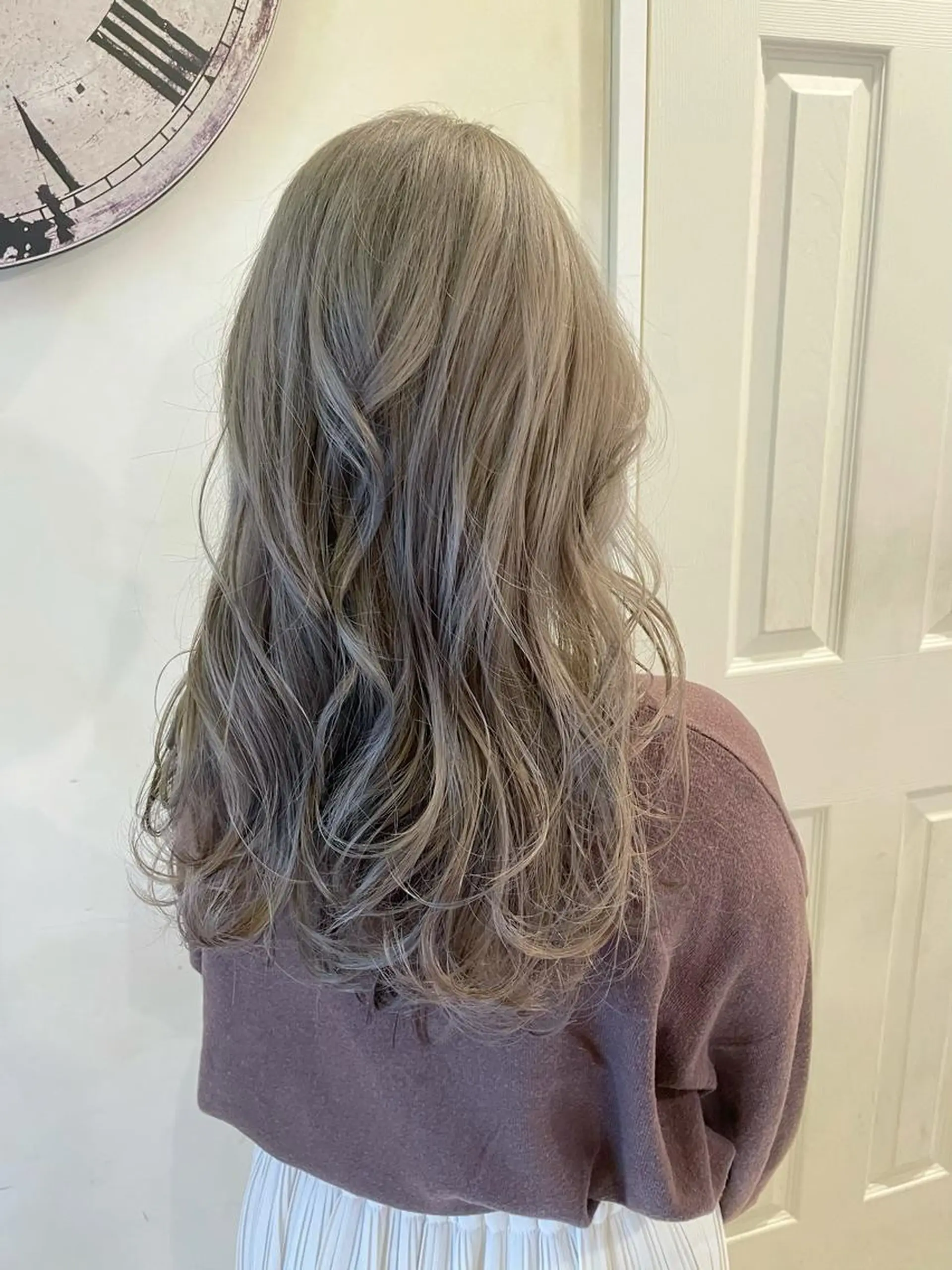 ロング カラー カット ヘアカラー トリートメント 古田 昂也のヘアスタイル