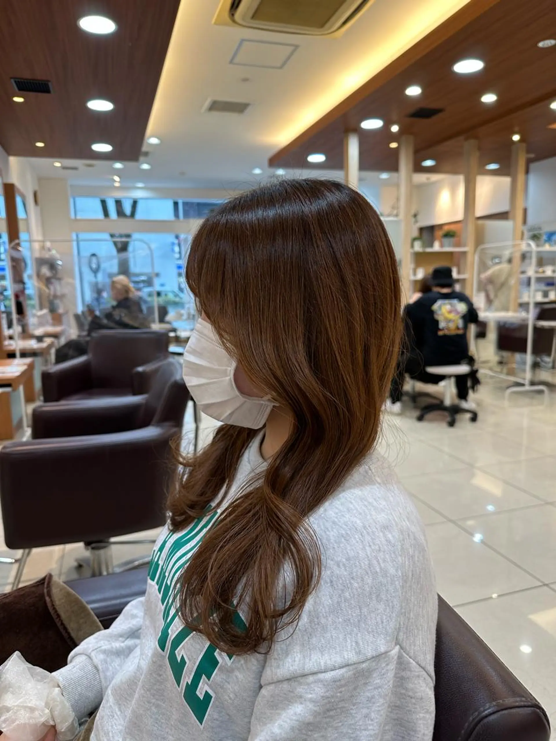 ロング くびれヘア カット レイヤー/艶カラー ROKUのヘアスタイル