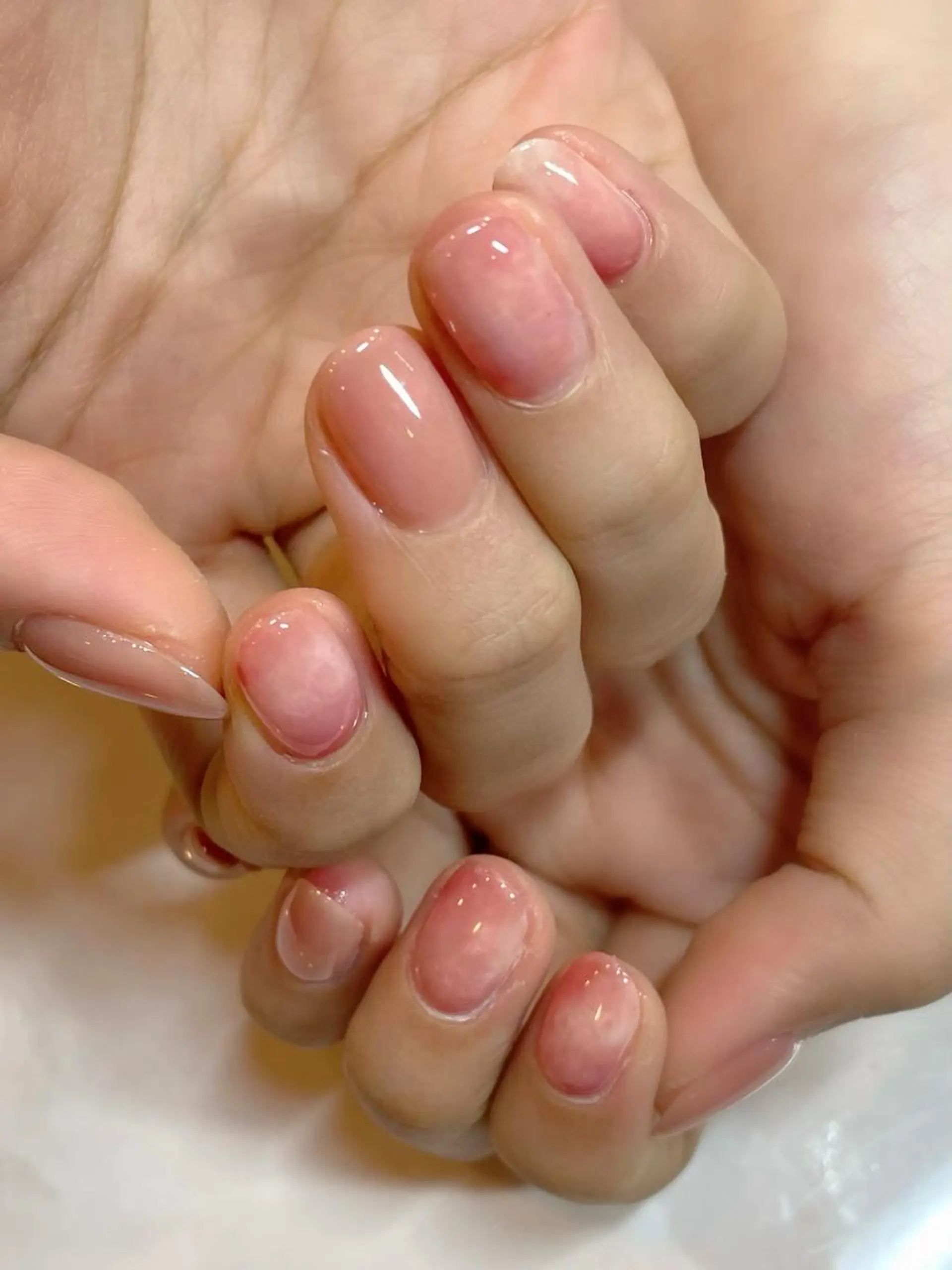 ネイル アートネイル ニュアンスネイル ピンク PRIMO<マツパ> 原宿/明治神宮前のマツエク・マツパデザイン