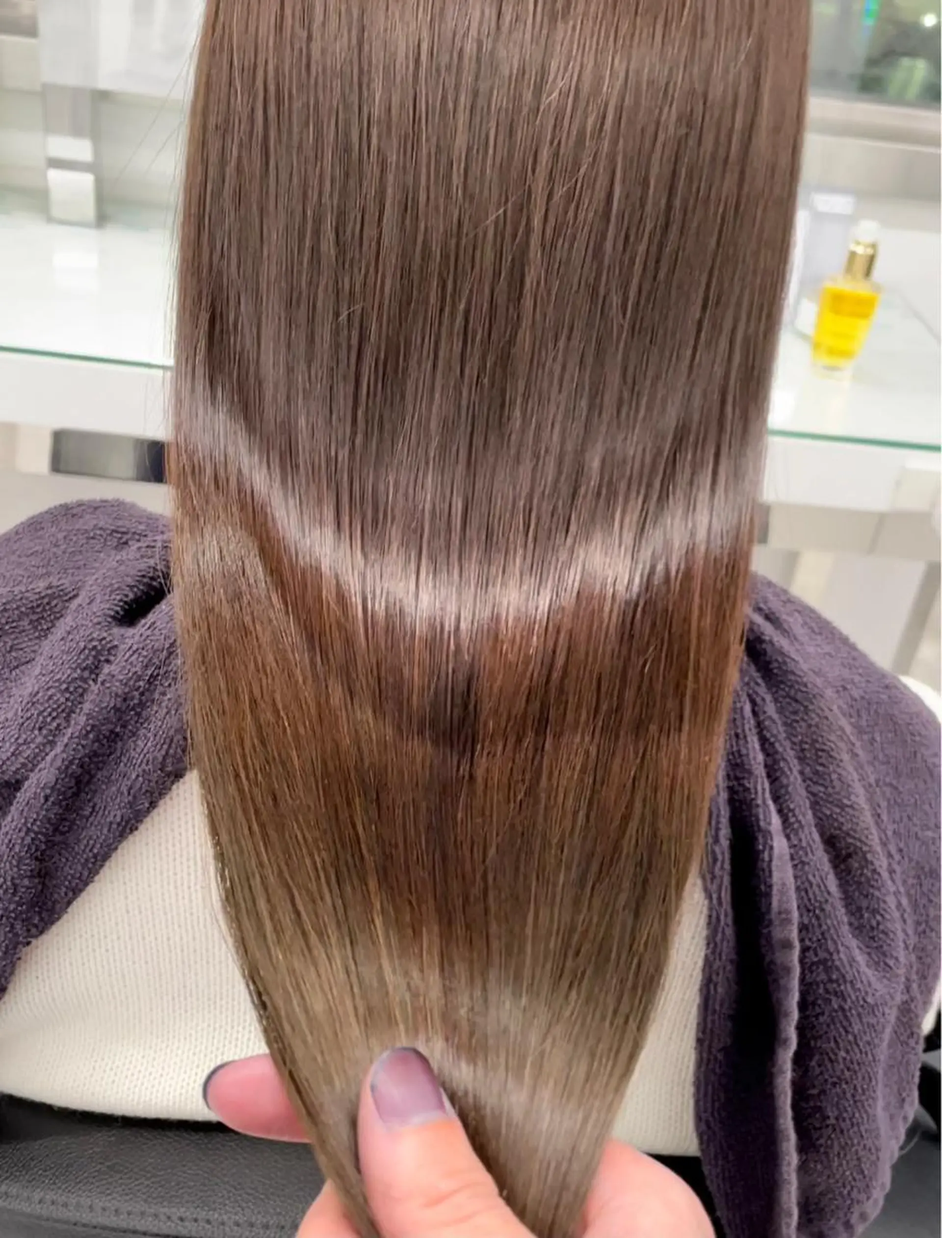 ロング トリートメント ヘッドスパ ヘアセット レイヤーダブルカラー KYONのヘアスタイル