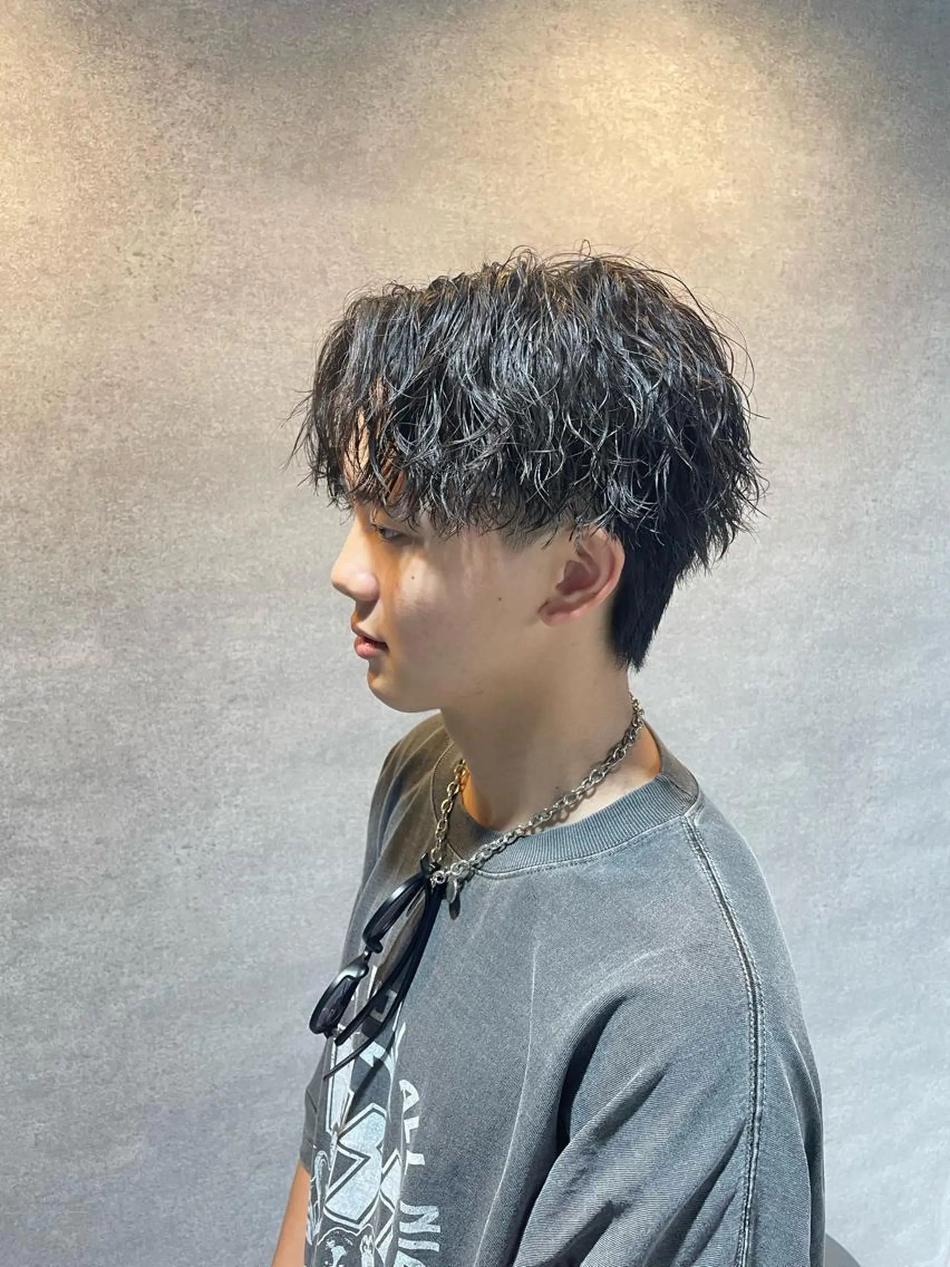 パーマ メンズ カット パーマ トリートメント ヘッドスパ ヘアセット 🔥メンズカット＋ パーマの達人🔥のヘアスタイル