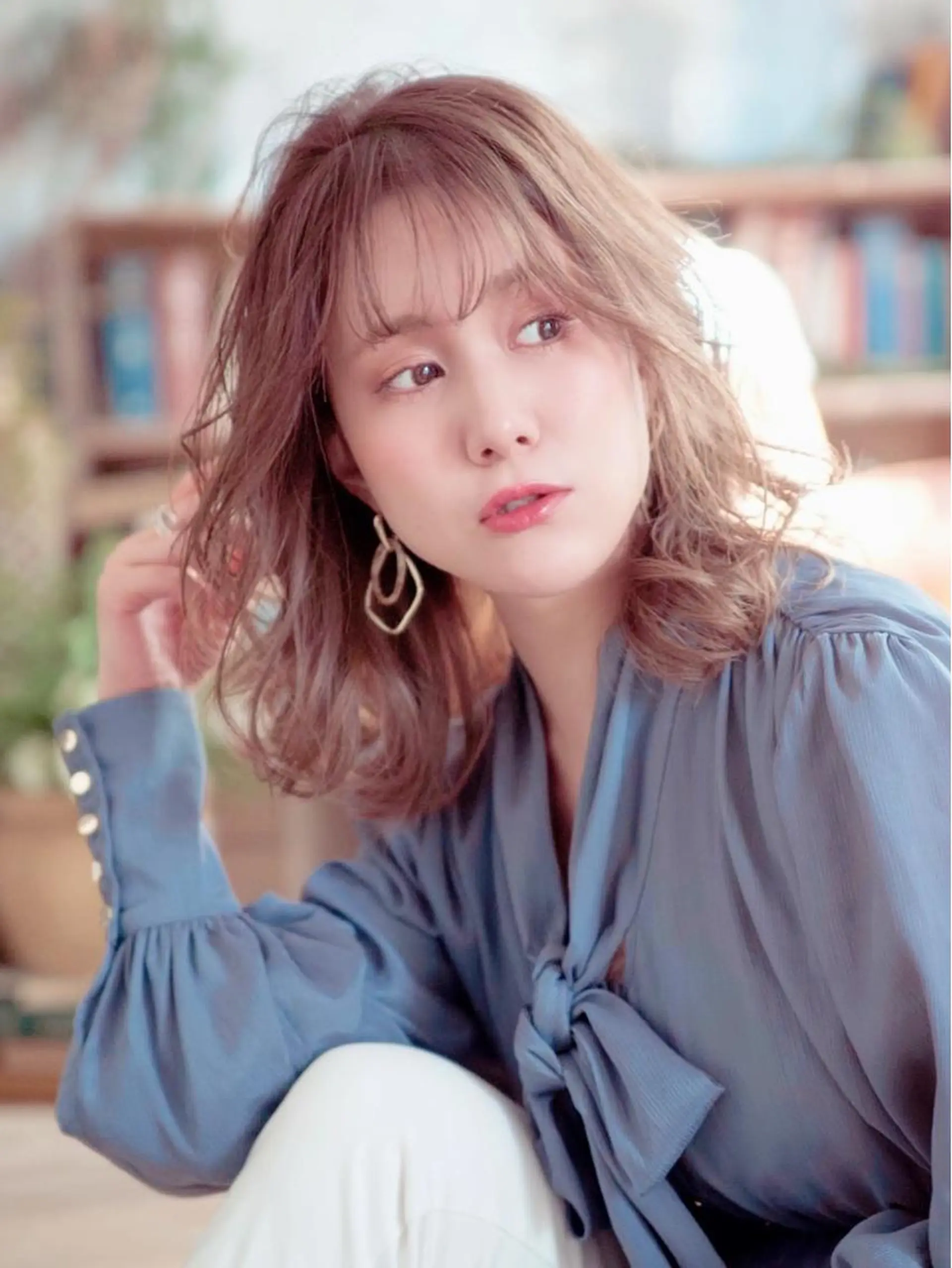 ミディアム カラー ✨縮毛矯正/髪質改善 錦糸町/松坂拓馬のヘアスタイル