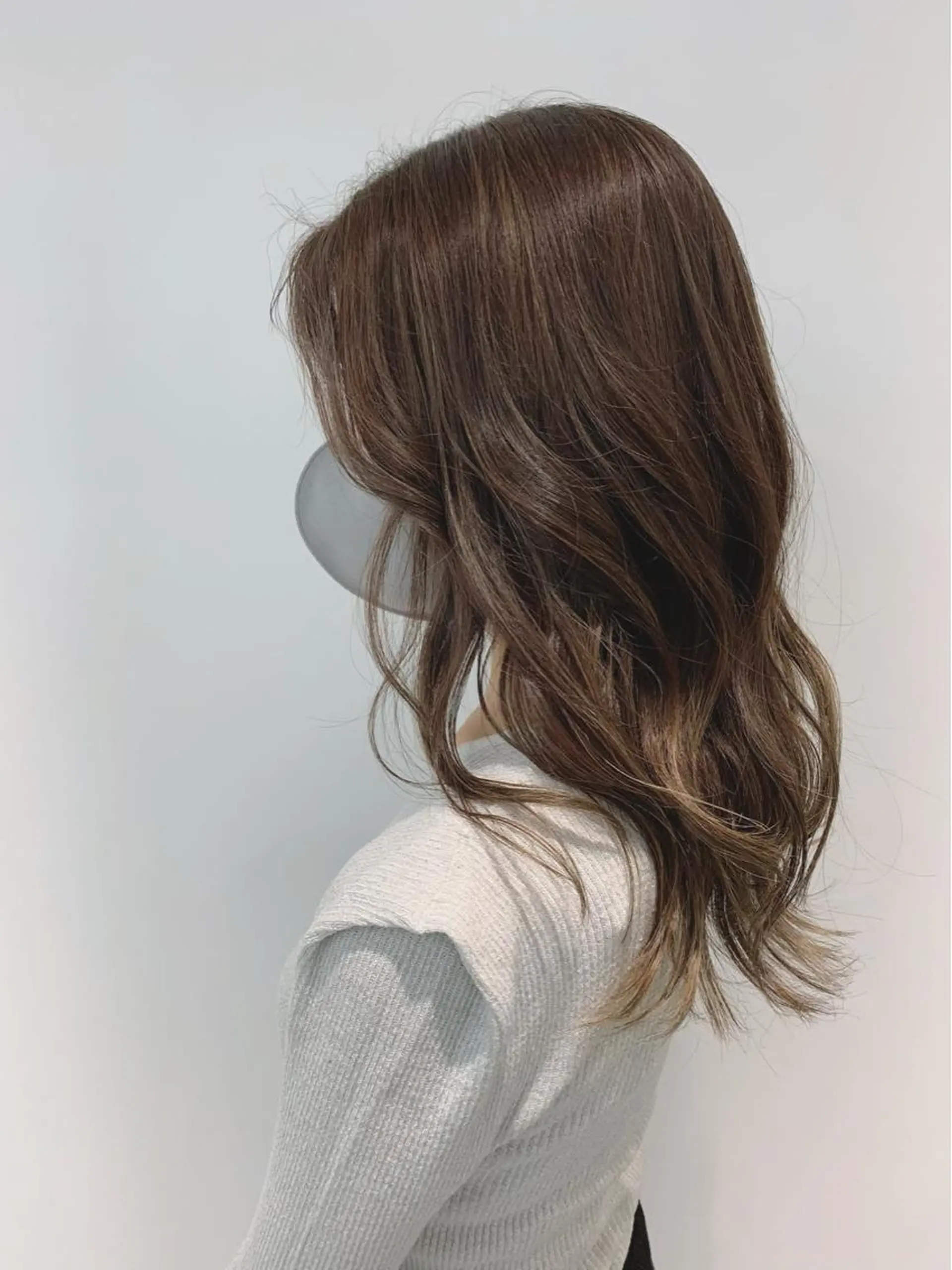 セミロング デザインヘア 小林裕史のヘアスタイル