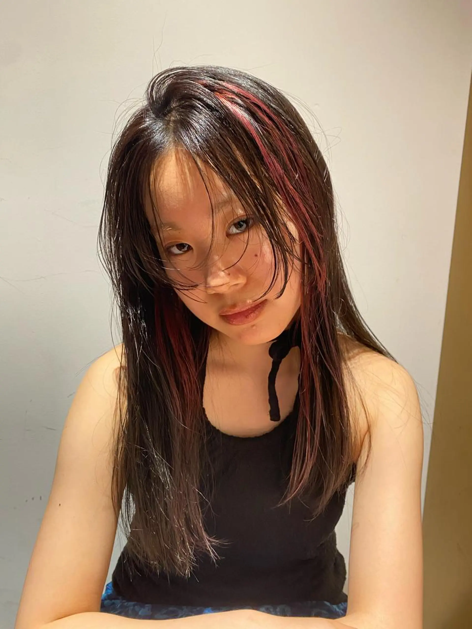 ロング ヘアカラー mina🪐立川駅/ 無料ショートカットのヘアスタイル