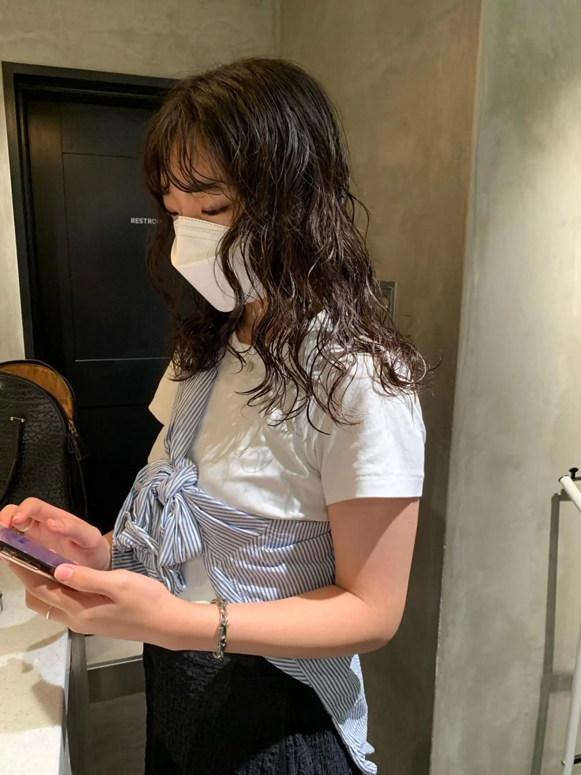 セミロング パーマ カット パーマ トリートメント アンニュイヘア🪽 ayumiのヘアスタイル