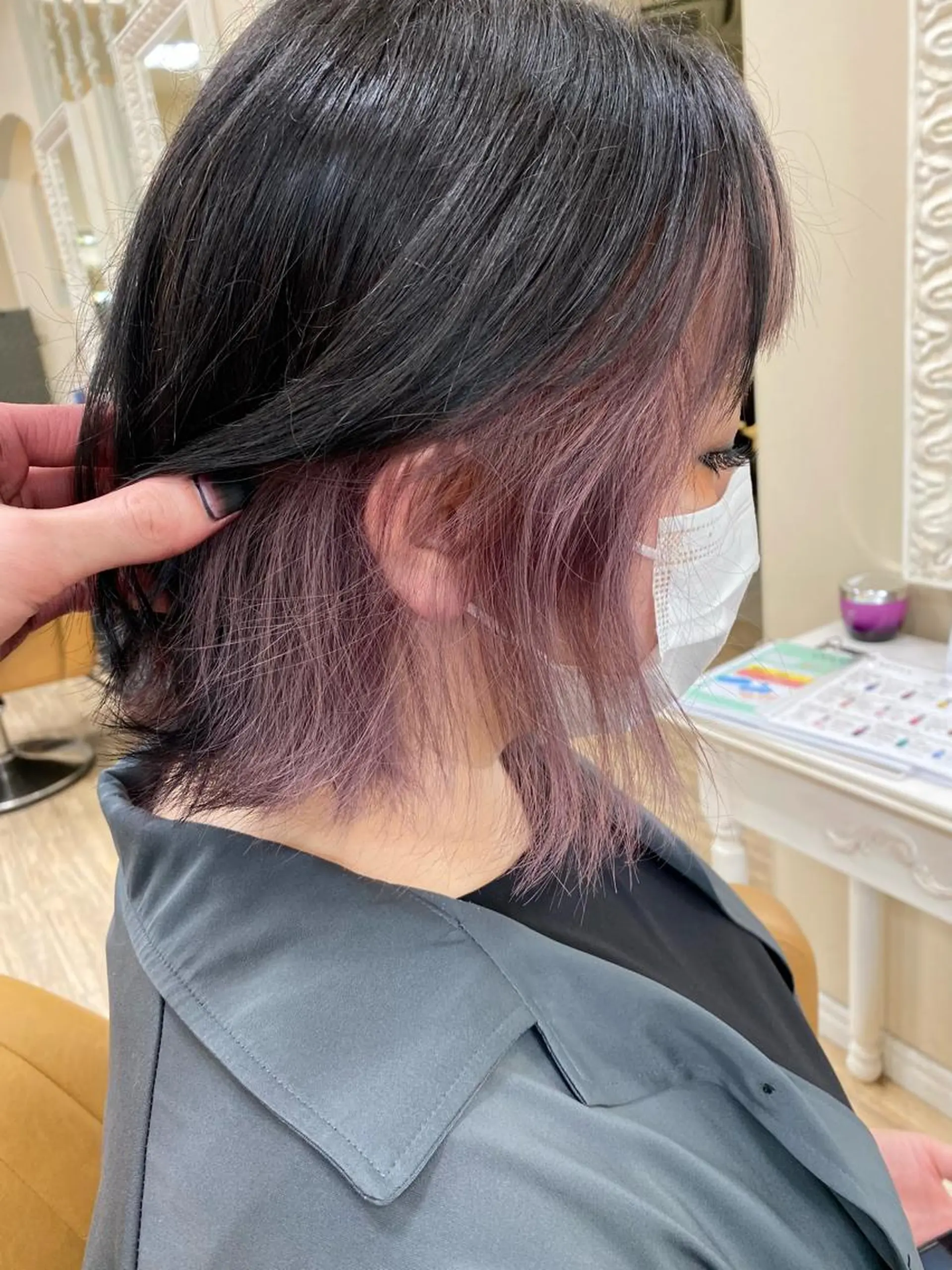 カラー SALOWIN栄 高須大貴のヘアスタイル