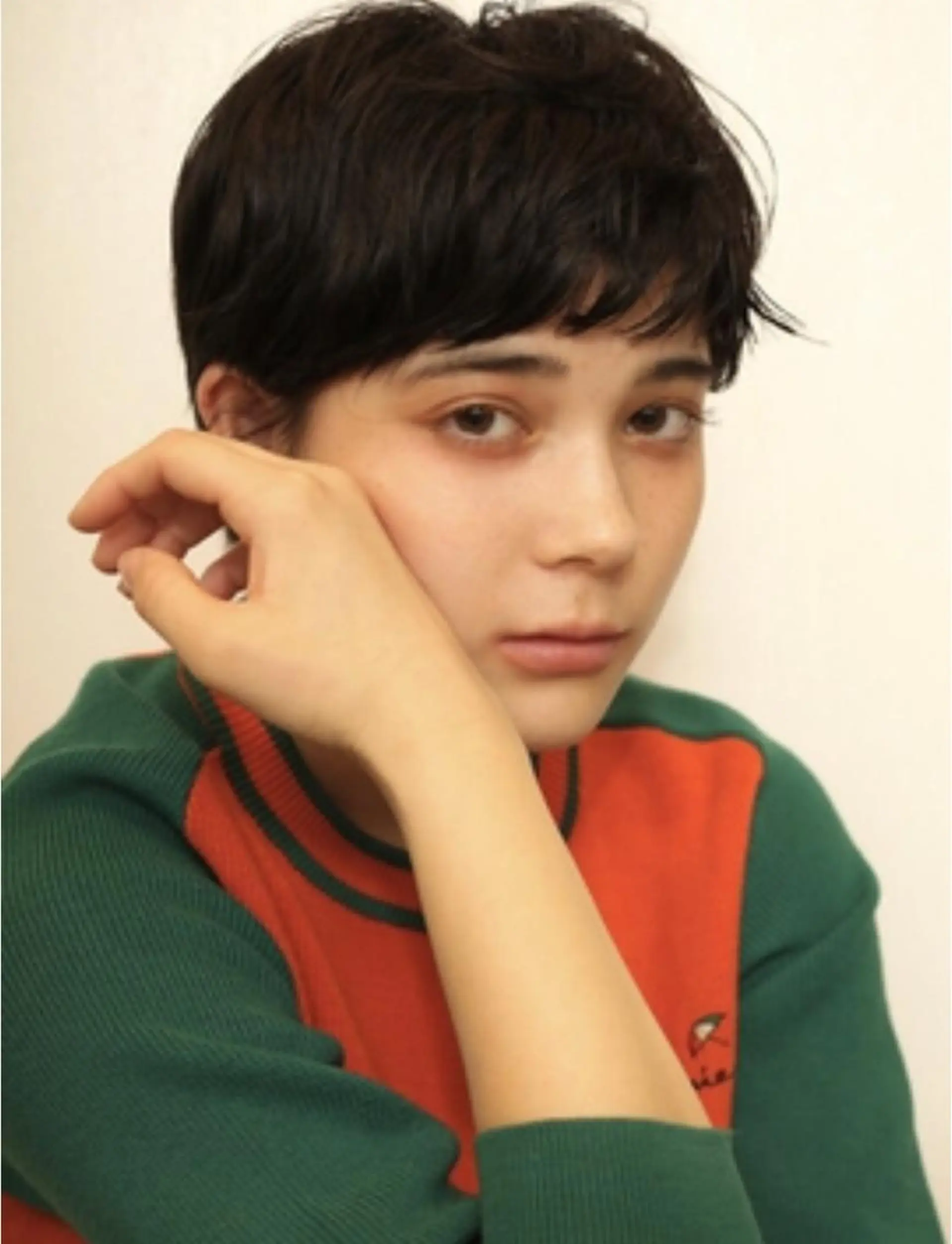 ショート カラー ショートヘア ヘアカラー トリートメント ボブ／レイヤー／艶 🦕risa  森下のヘアスタイル