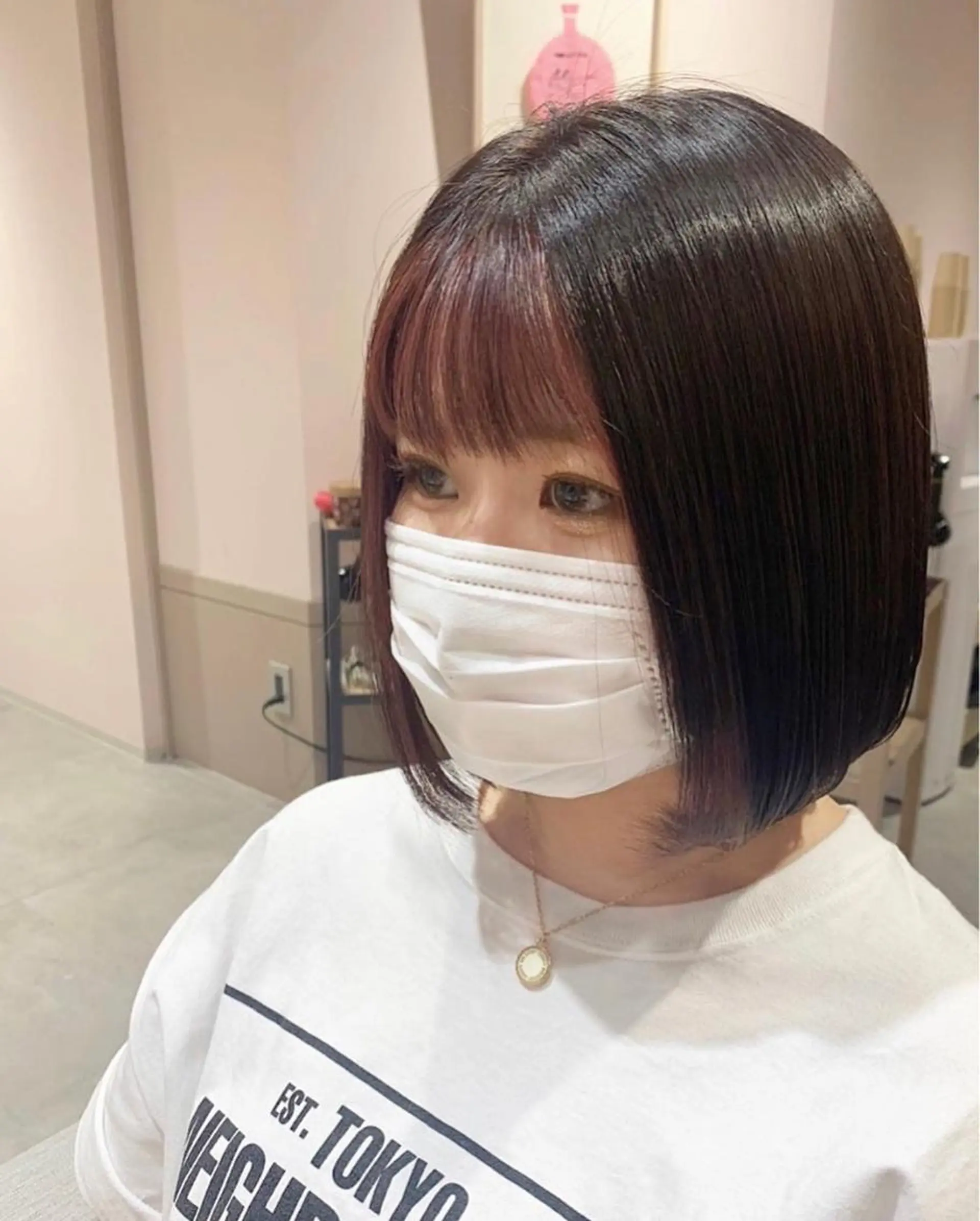 カラー インナーカラー ピンクカラー rio .のヘアスタイル