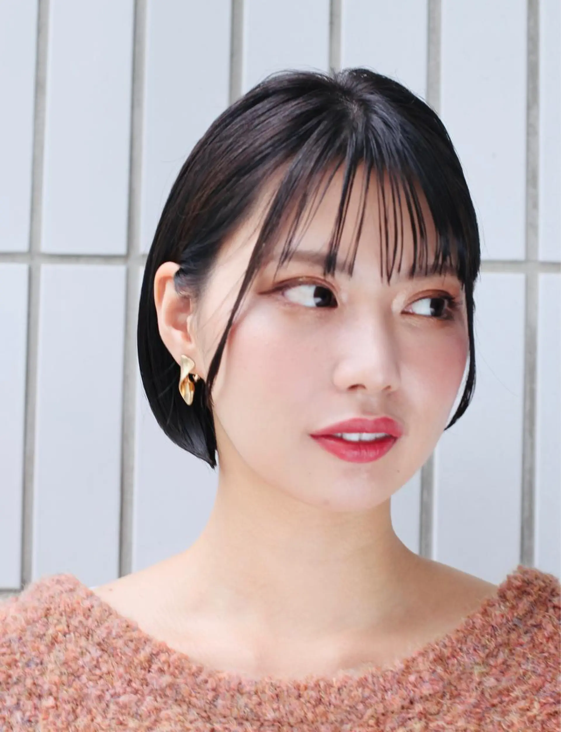 ショート ショートボブ ボブ ショートヘア カット ヘアカラー トリートメント hoNua. 栄/透明感カラーのヘアスタイル