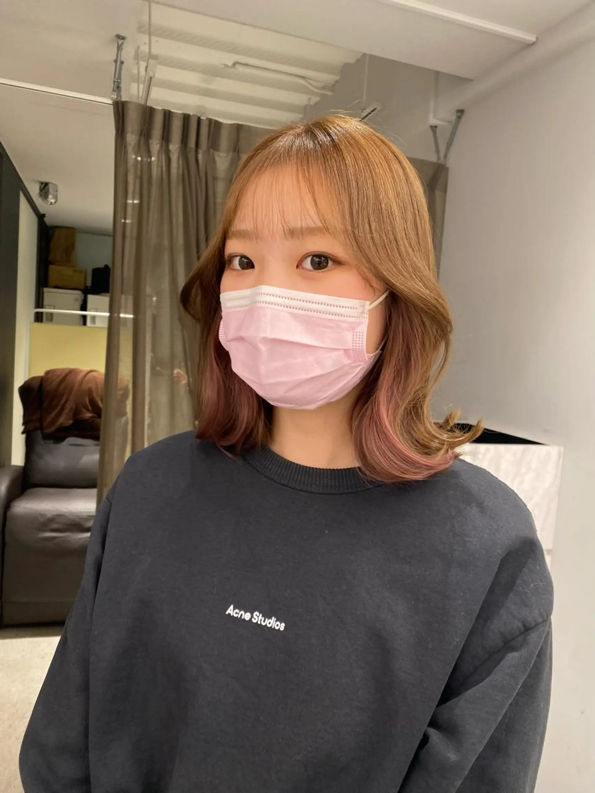 ミディアム レイヤーカット/ 髪質改善/羽柴りくのヘアスタイル