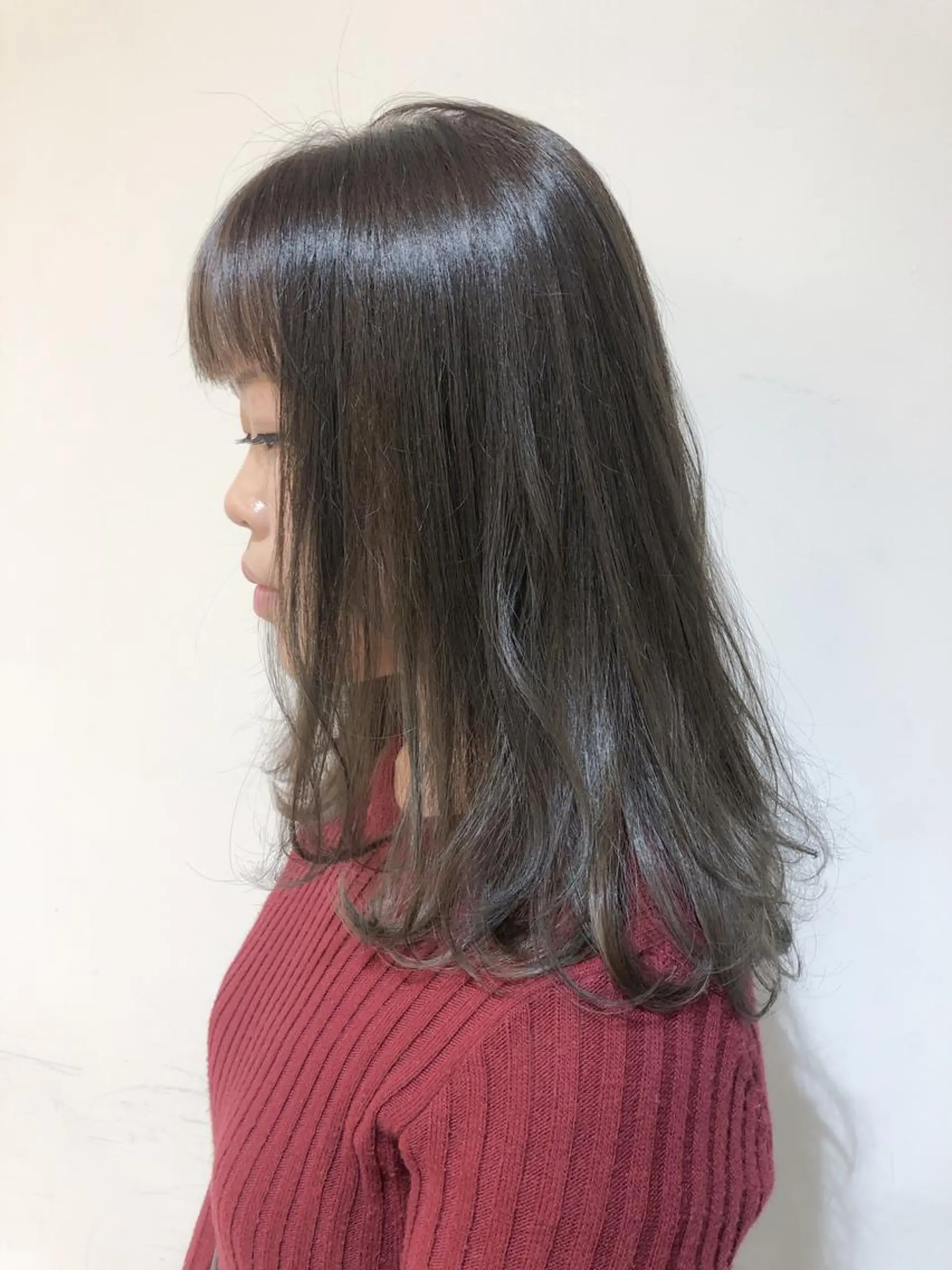 ミディアム 似合わせ艶髪カラー ❤️ハダユミのヘアスタイル