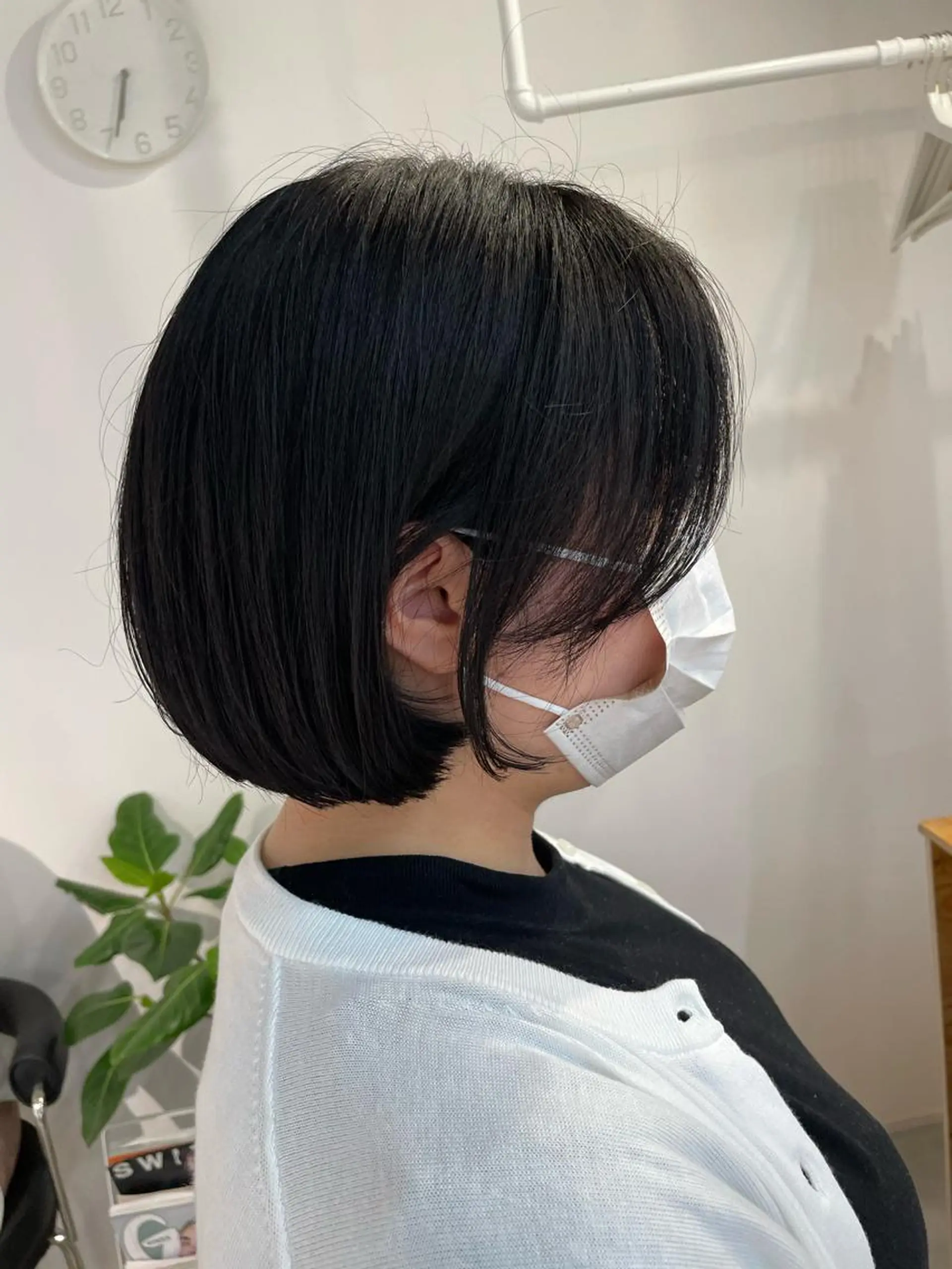 ミディアム ボブ 顔まわりレイヤー レイヤーカット fit/ madokaのヘアスタイル