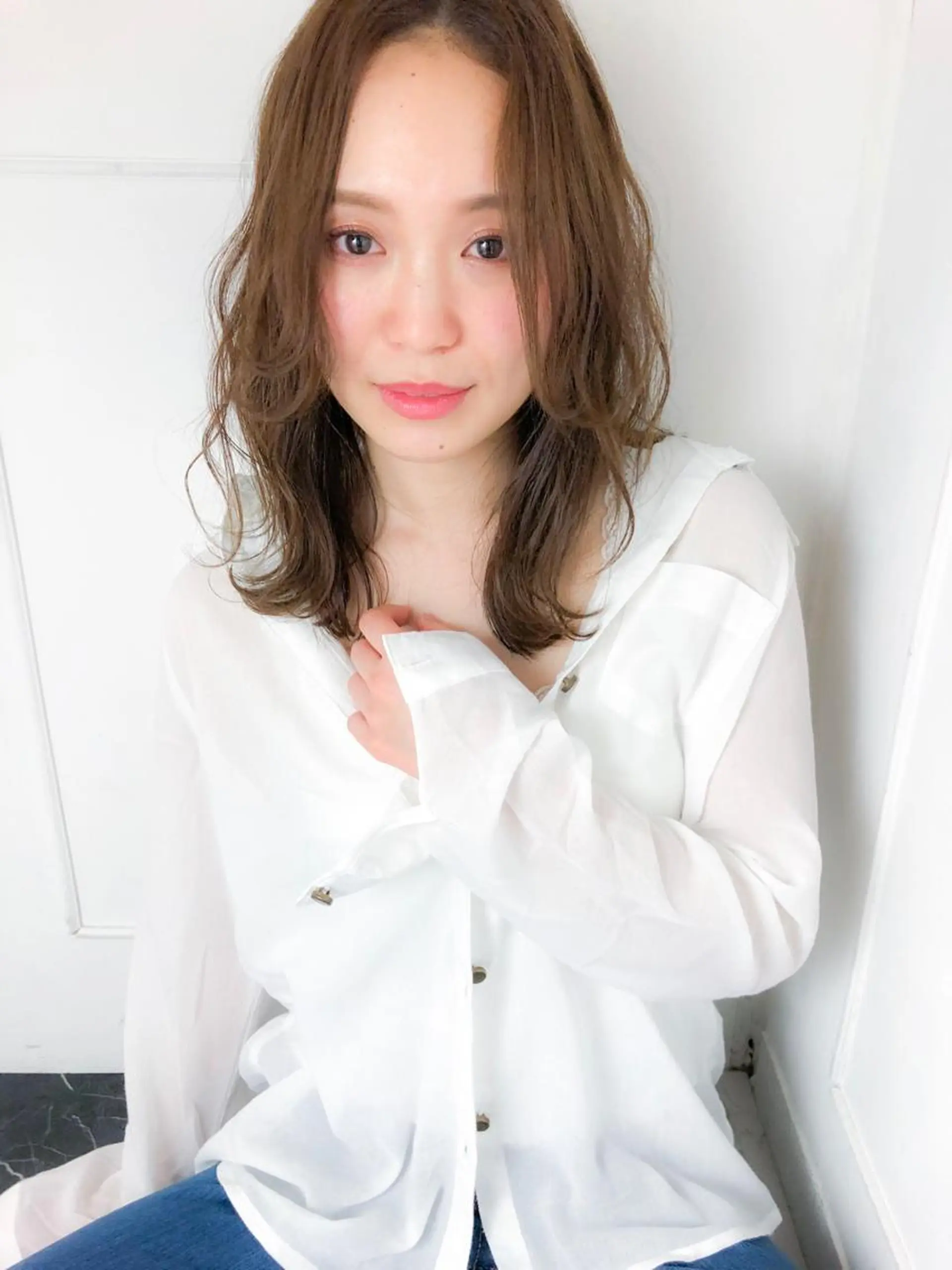 ミディアム 【髪質改善】 川津翔太のヘアスタイル