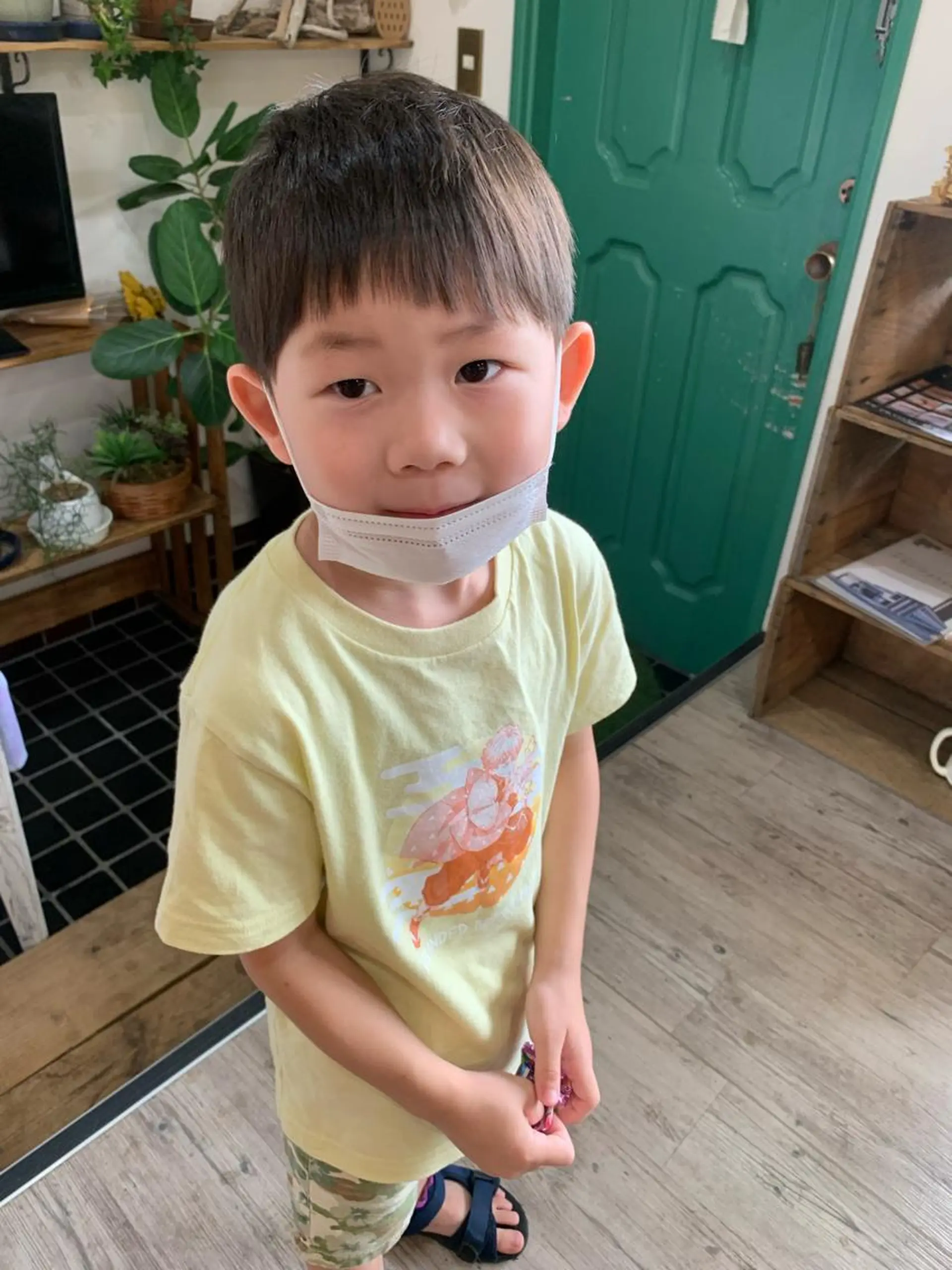 メンズ キッズ カット 佐藤 美咲のヘアスタイル