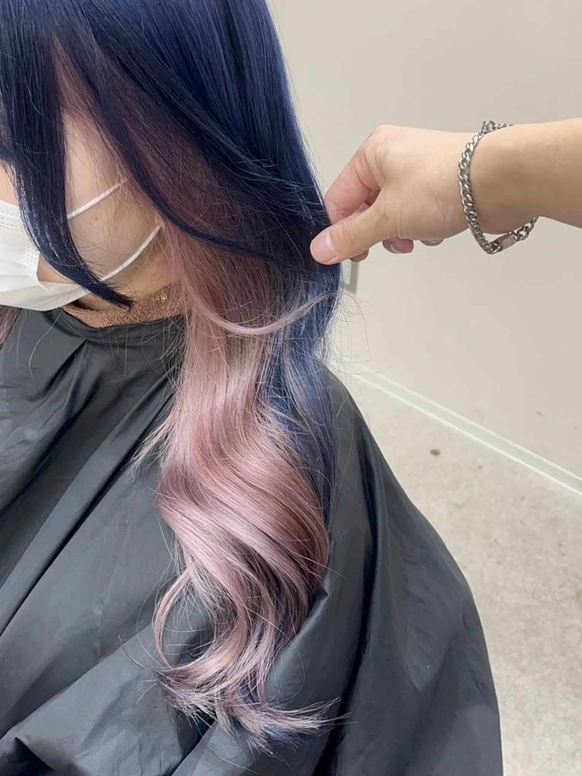 セミロング カラー ブリーチ ダブルカラー ✨【公式】 juhl.横浜✨のヘアスタイル