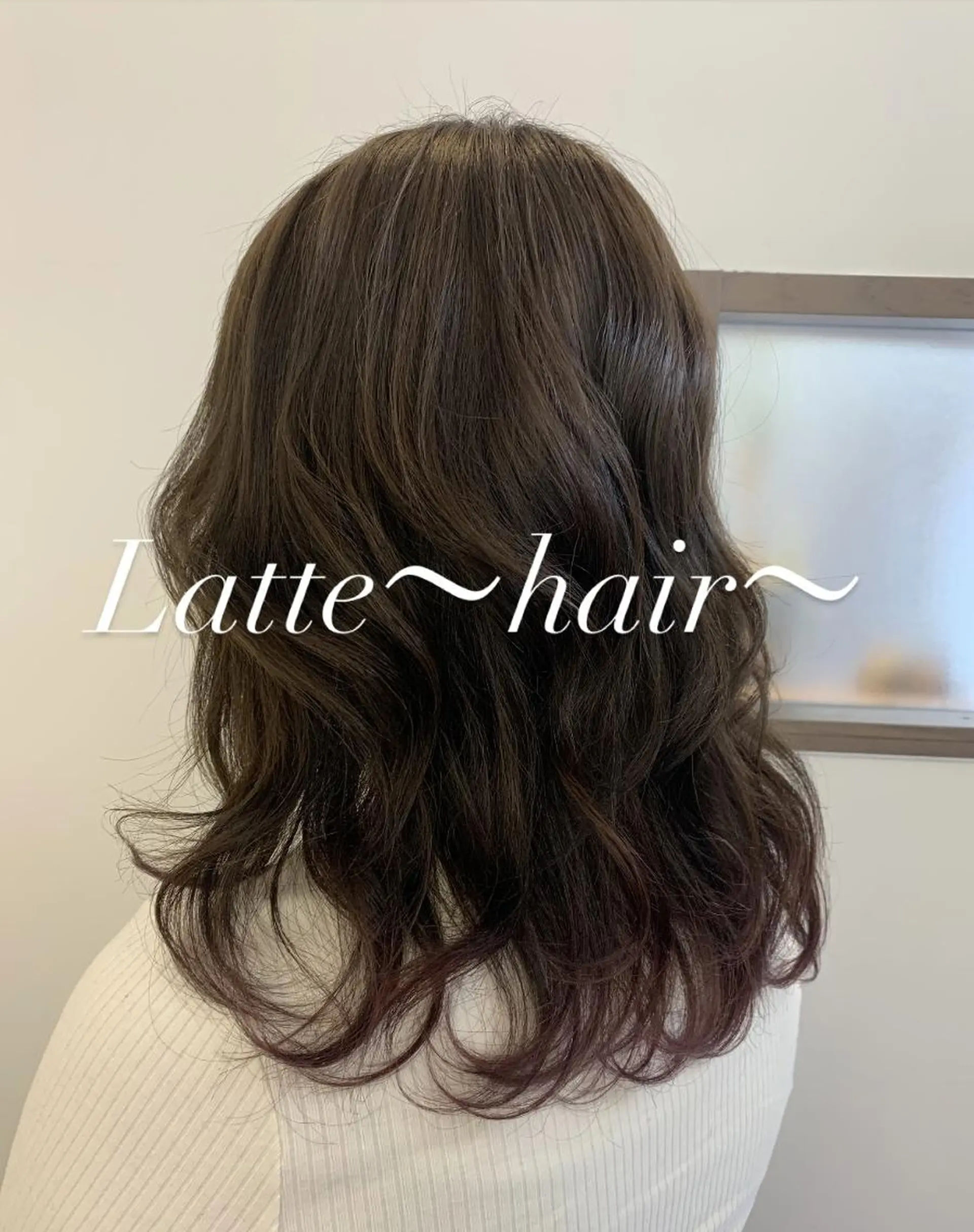 ミディアム カット ヘアカラー 瀬尾 由希菜のヘアスタイル