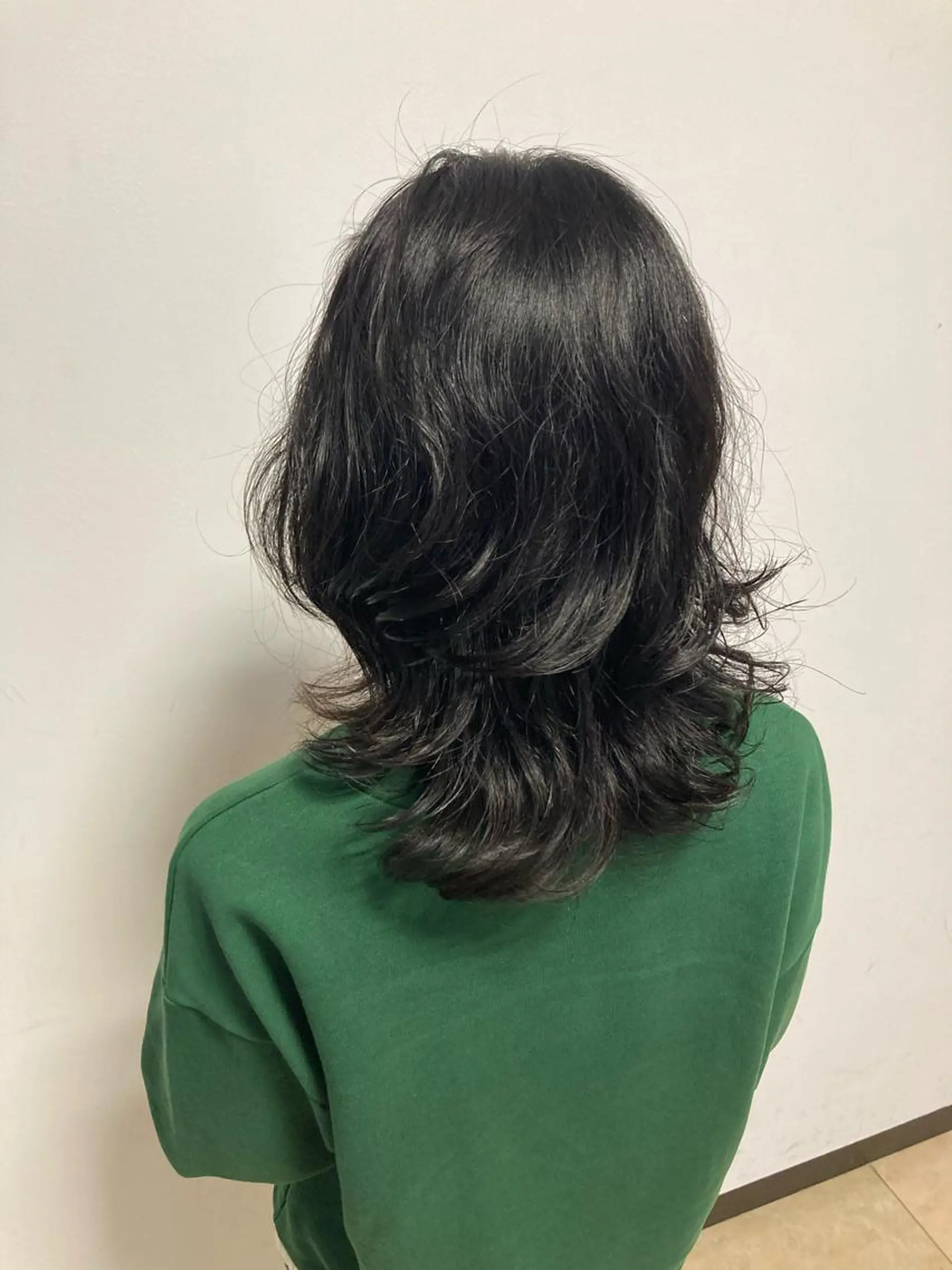 ミディアム パーマ ミディアムパーマ レイヤーカット パーマ メンズヘア/透明感 カラー/ayatoのヘアスタイル