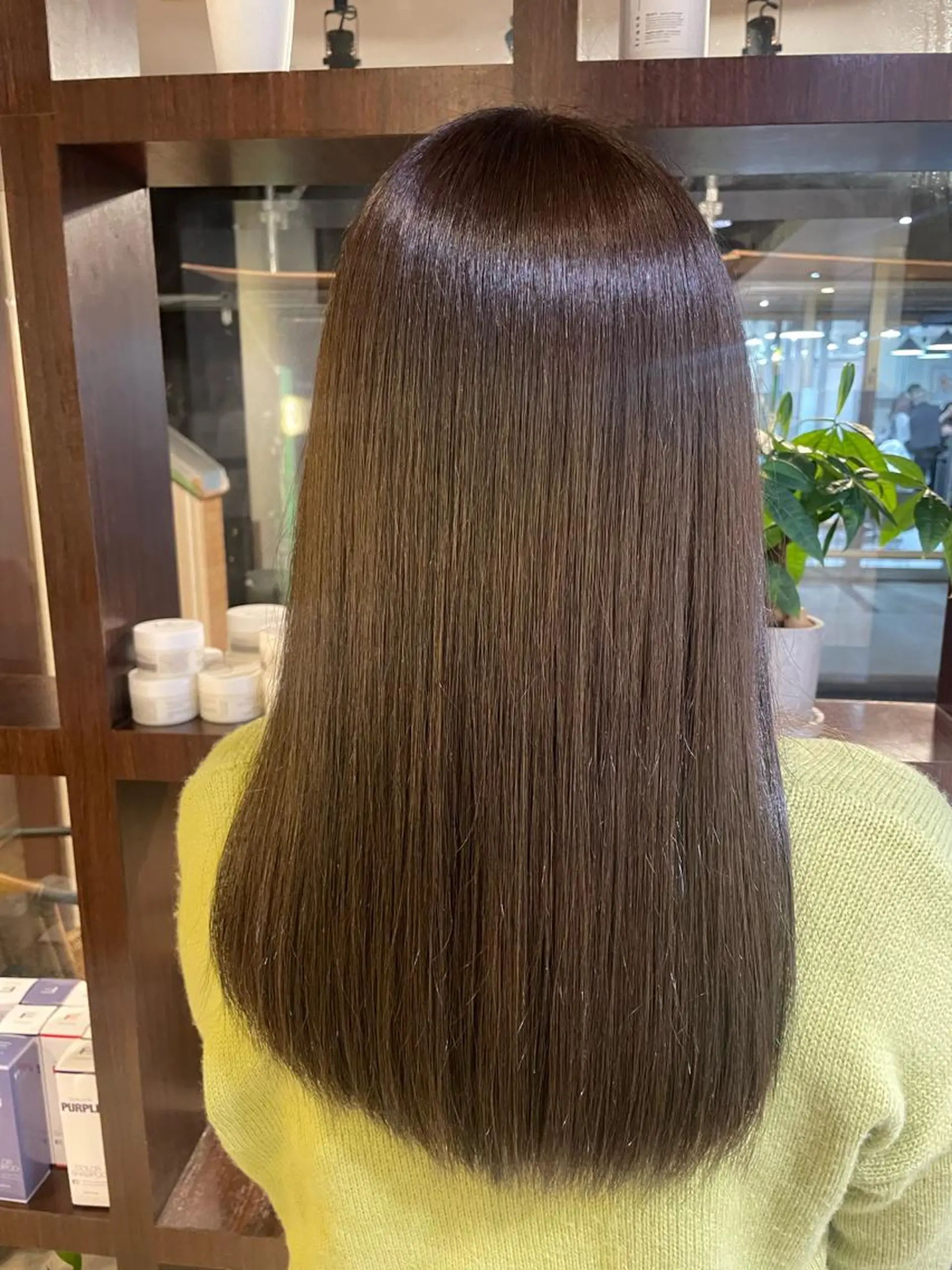 ロング カラー カット ヘアカラー トリートメント しのはら まどかのヘアスタイル