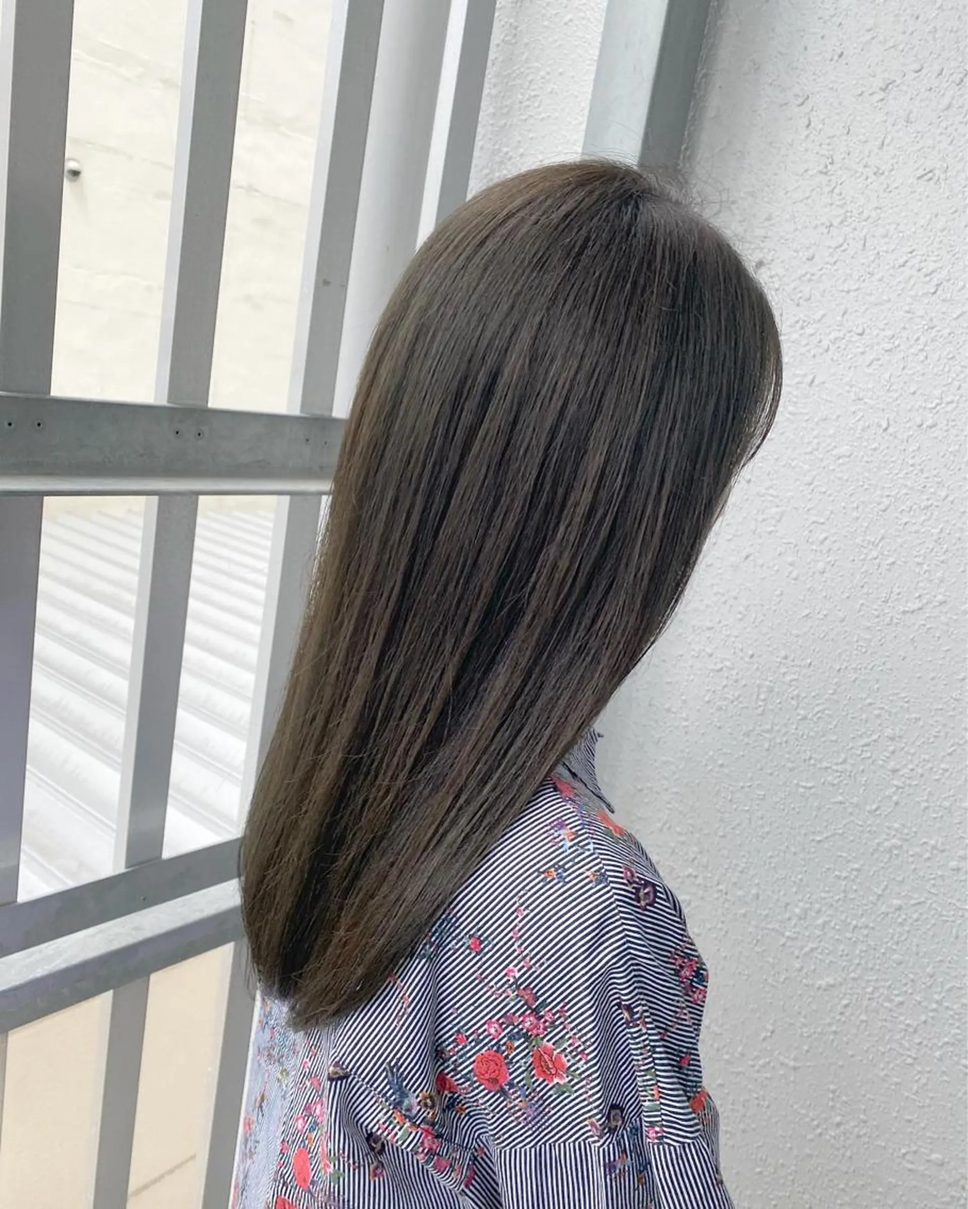 ロング カラー 後藤紗英/髪質改善 /オリーブベージュのヘアスタイル