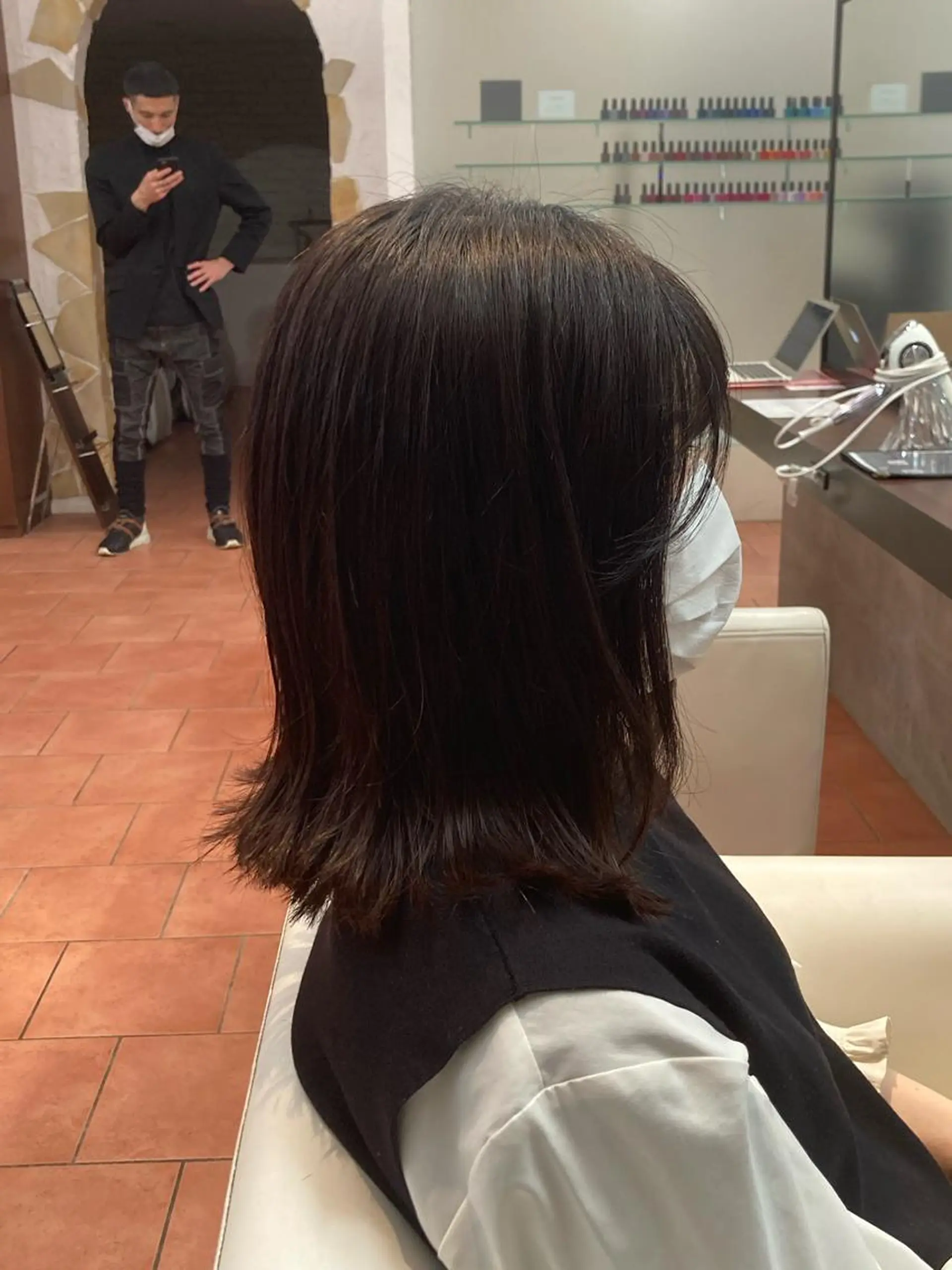 ミディアム カラー ヘアアレンジ デザインカラー✨ 日高桃佳のヘアスタイル