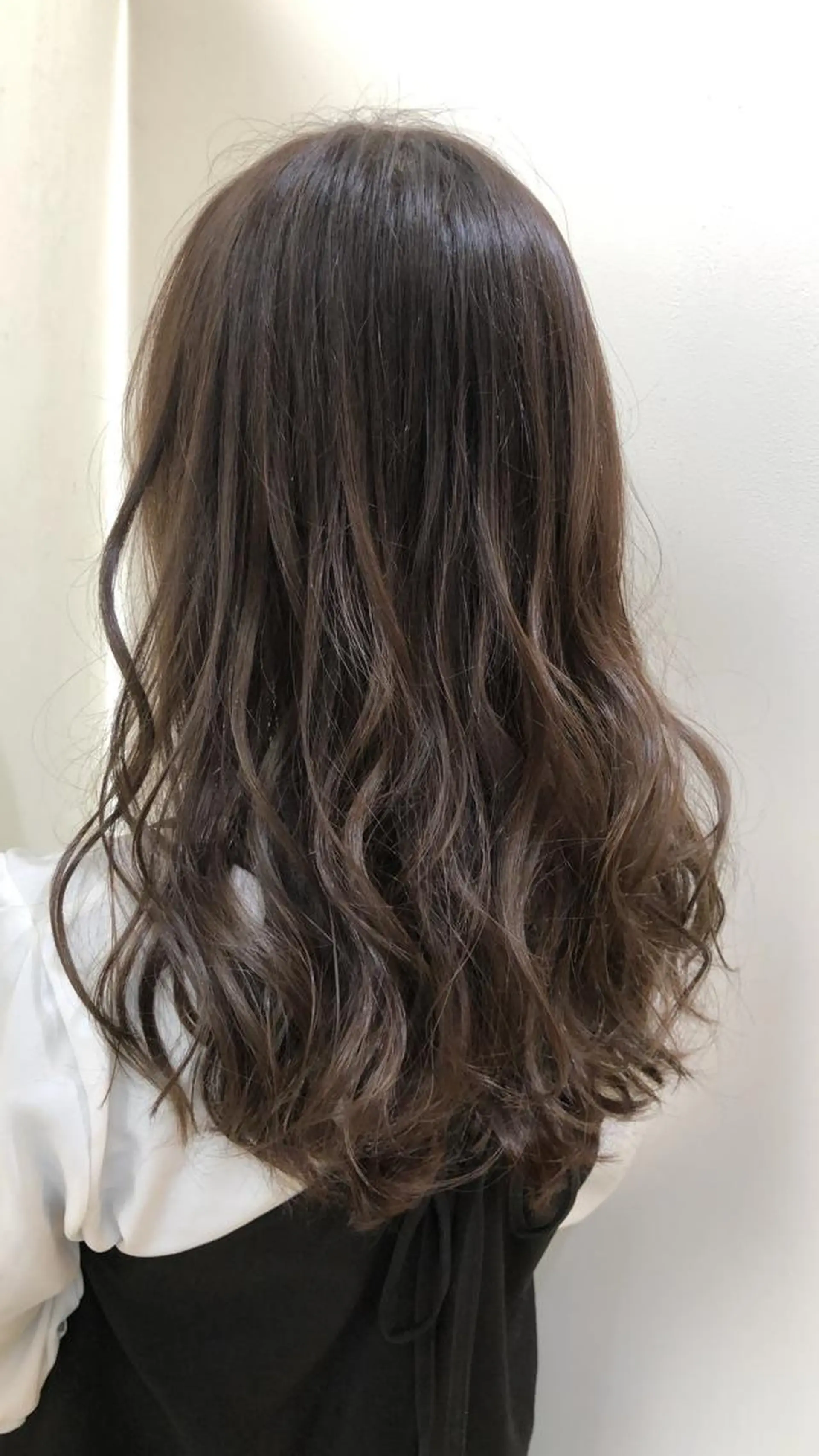 ロング エギョモリ 外国人風カラー ハイライト 髪質改善 韓国風ヘア 韓国風/オシャレ /縮毛矯正/滝口琴未のヘアスタイル