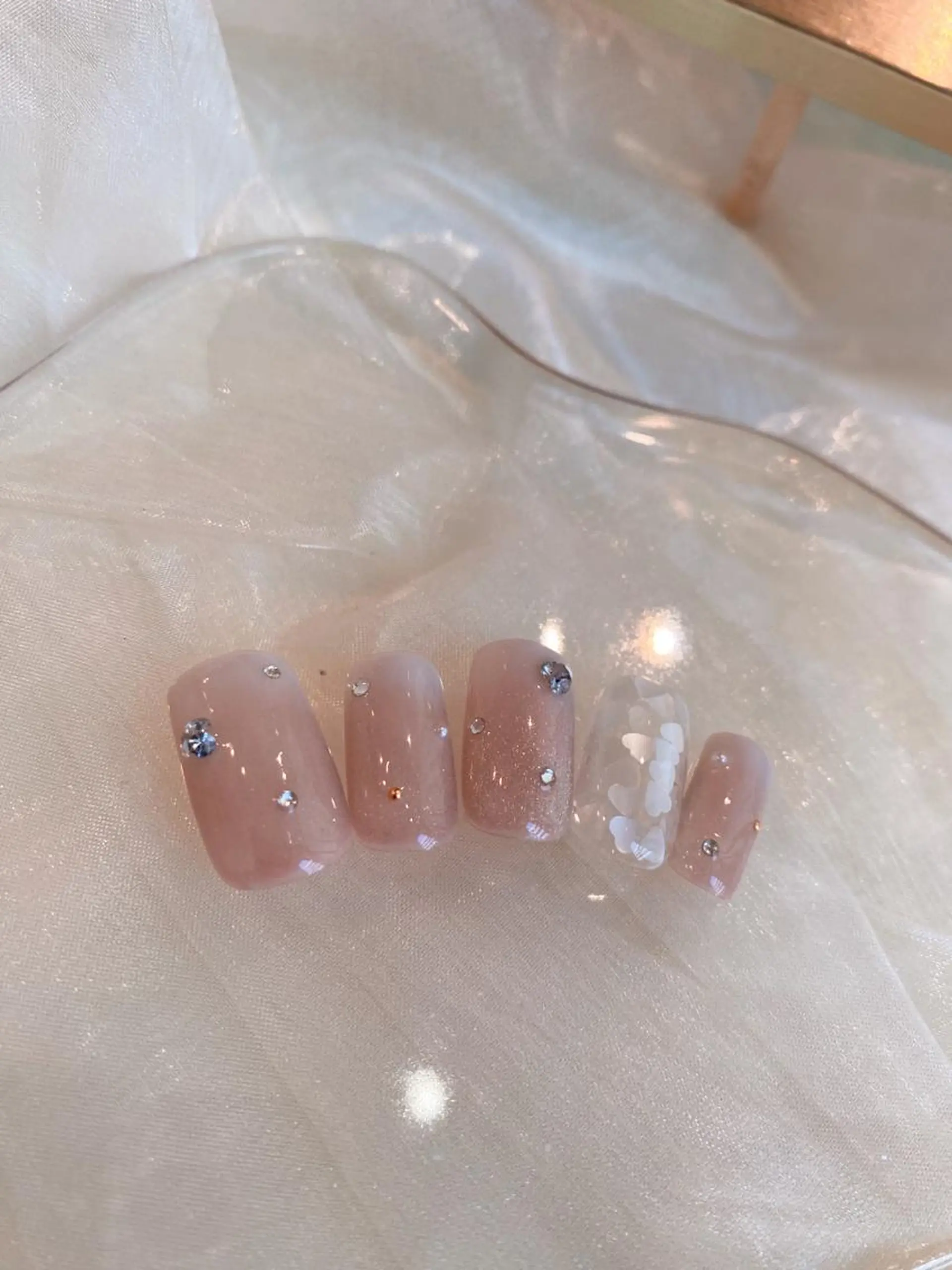 ネイル ハンドネイル 𝐘𝐔𝐊𝐈 💖のネイルデザイン