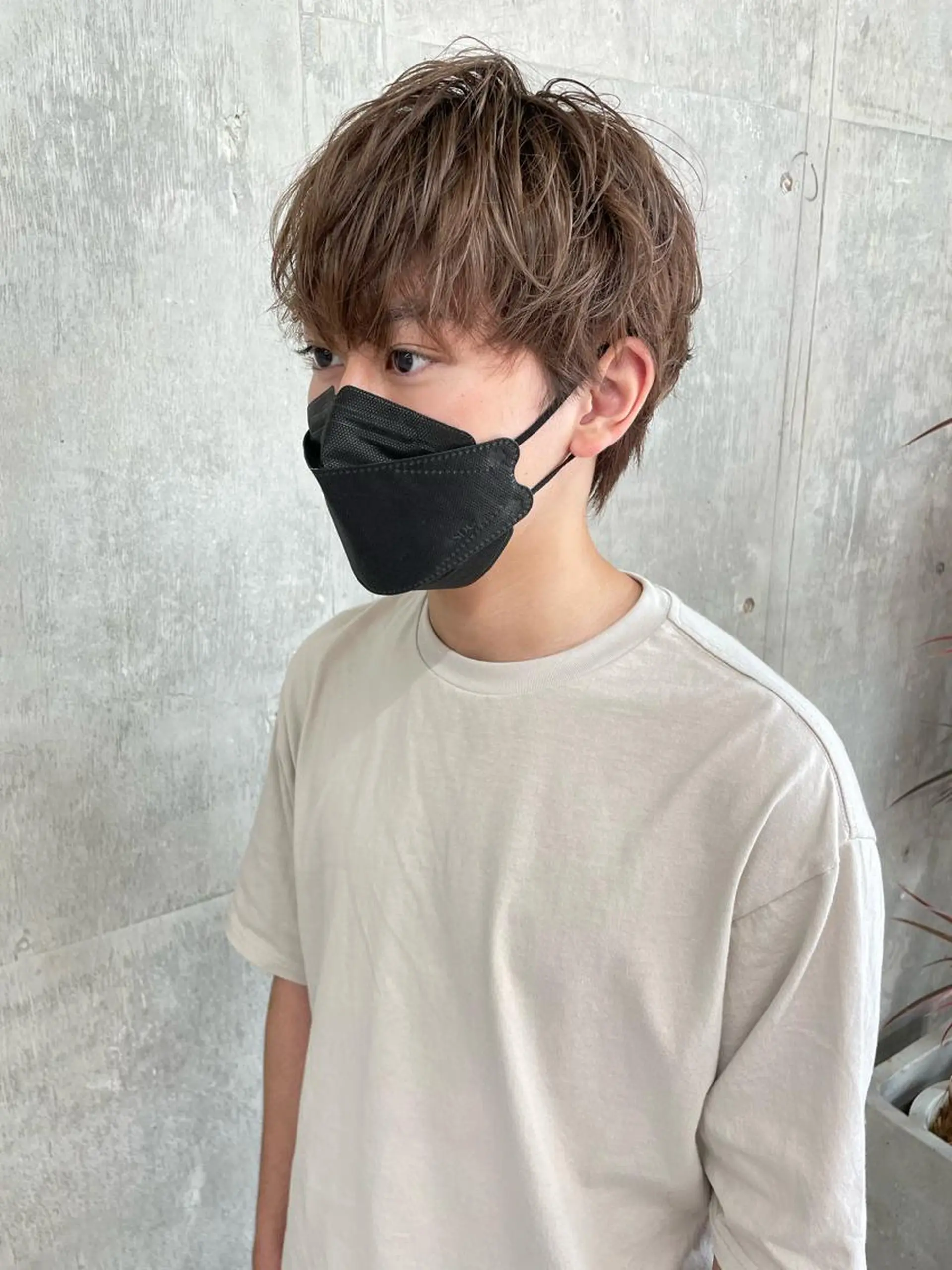 ショート カラー メンズ マッシュ メンズパーマ メンズツイストパーマ ツイストパーマ カット ヘアカラー 江上拓郎/ショート /酸性ストレートのヘアスタイル