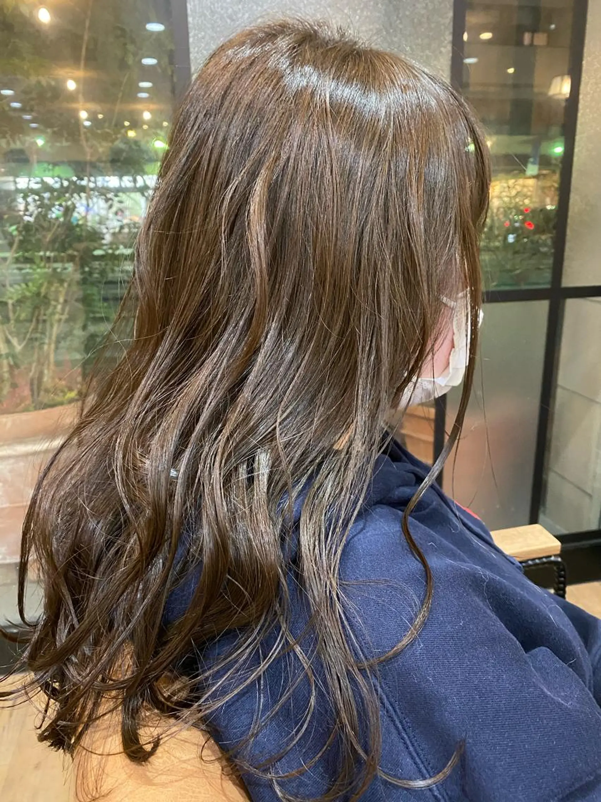 セミロング カラー アッシュ ヘアカラー トリートメント ヘッドスパ 特殊カラー特化 ✂️SHIAN フジのヘアスタイル