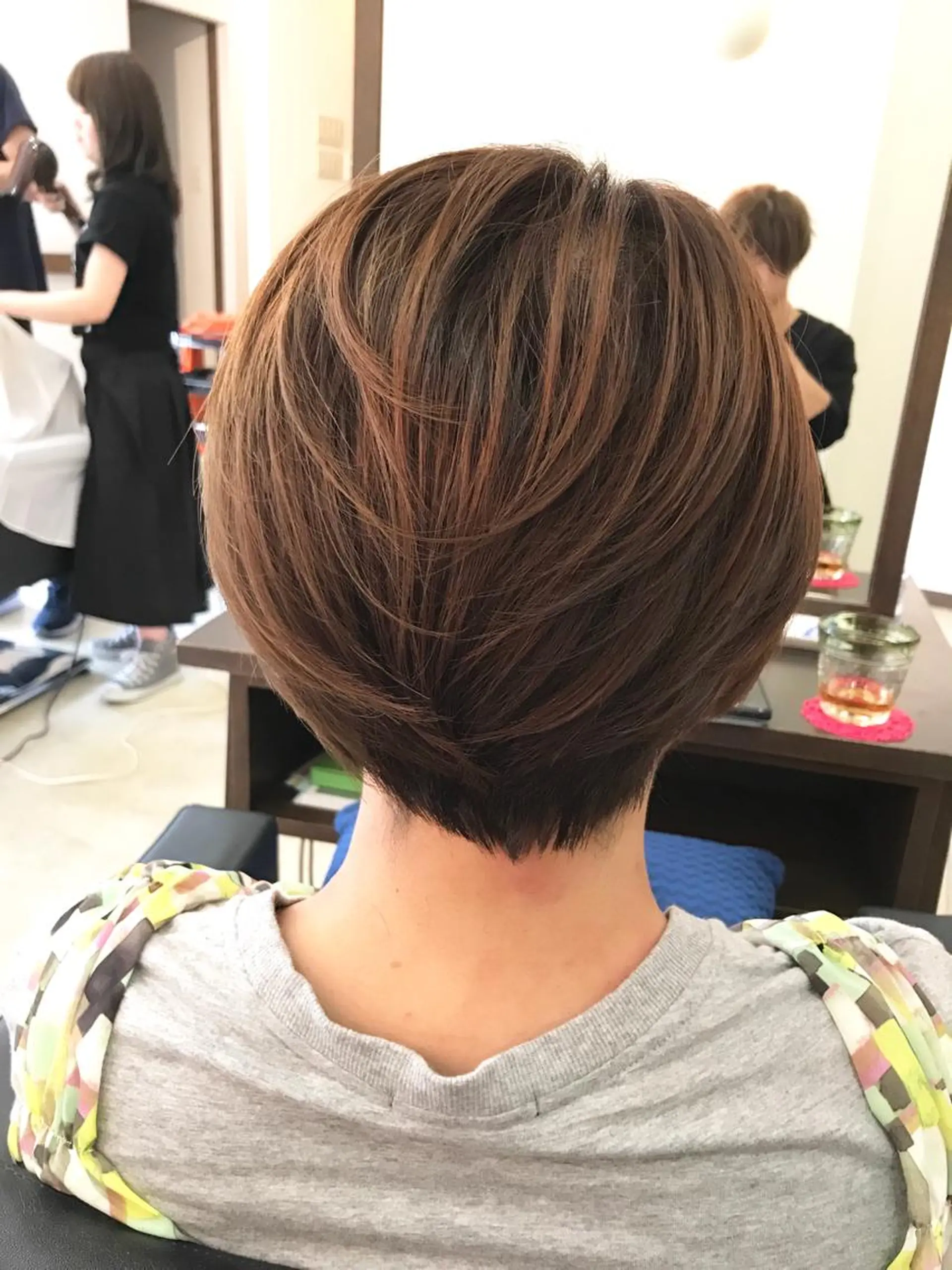 ショート ショートヘア 岡本 智次のヘアスタイル