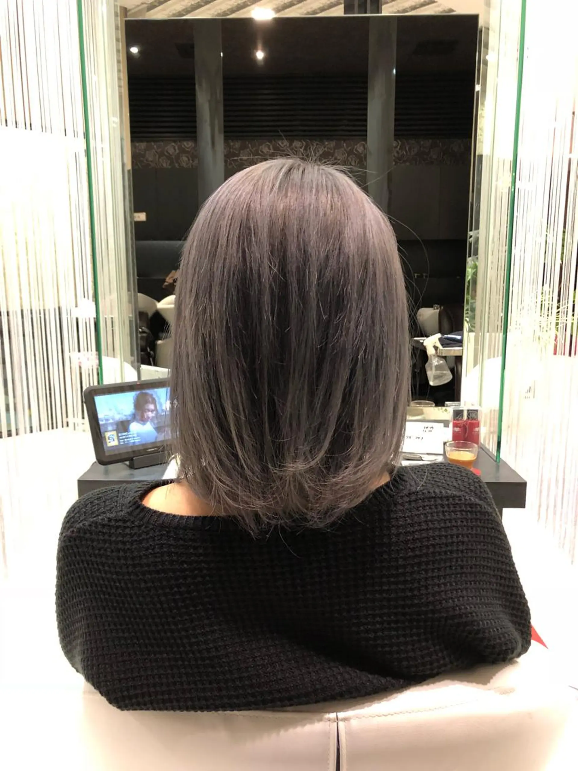ミディアム カラー ブリーチ 透明感カラー グレージュ ヘアカラー トリートメント U&i所属・大塚 貴之のヘアスタイル