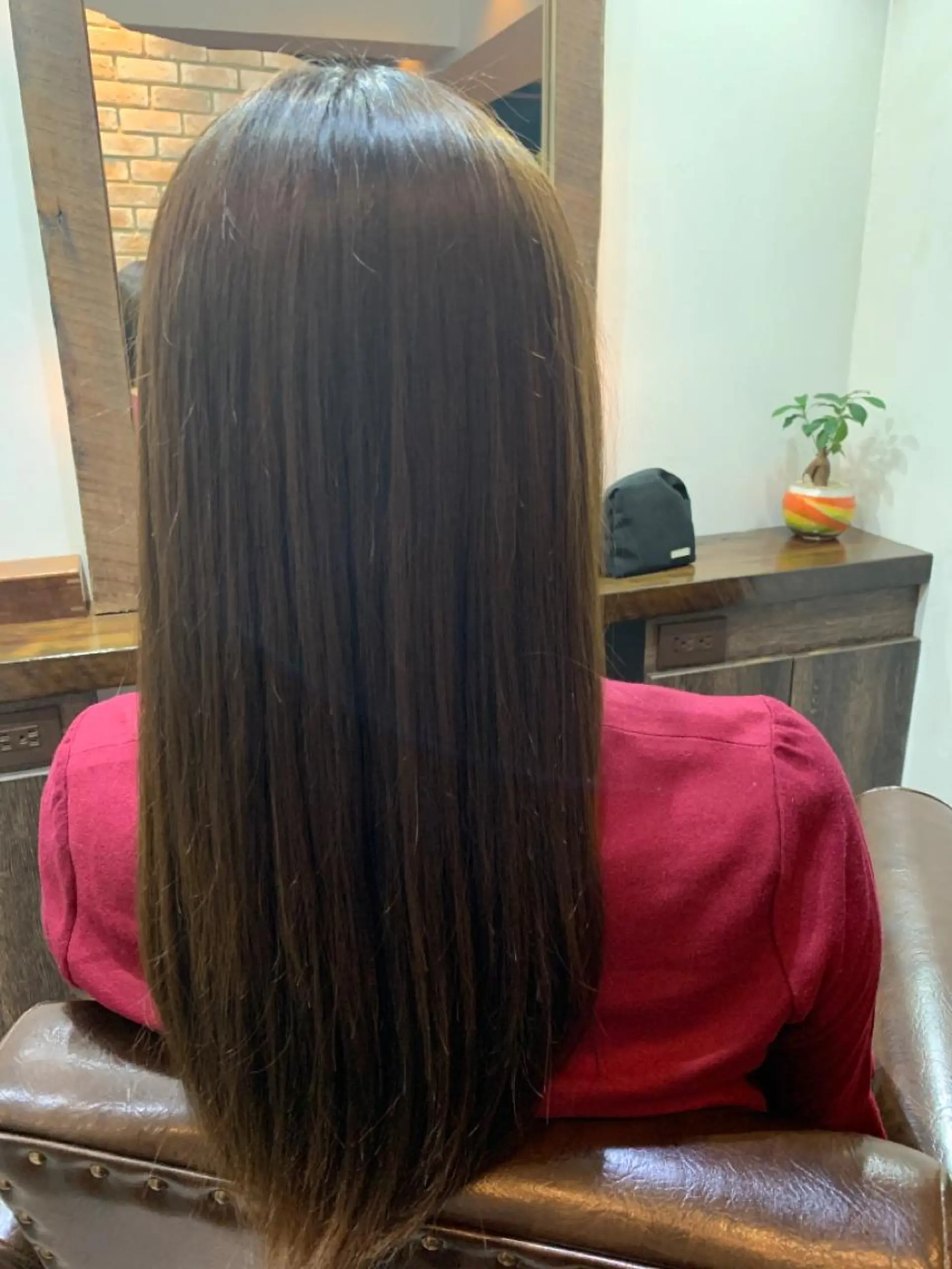 カラー ベージュカラー 縮毛矯正 特化生田のヘアスタイル
