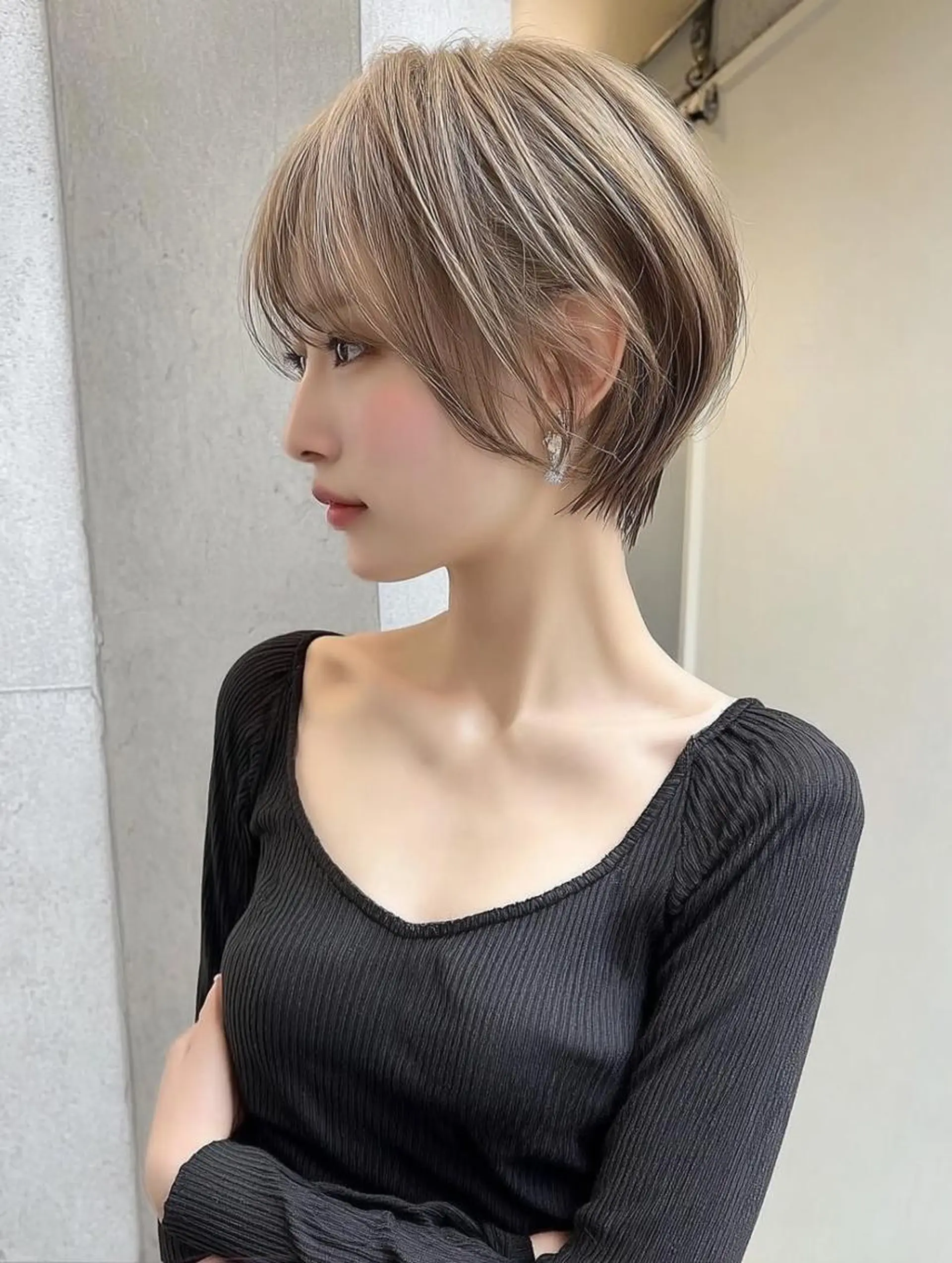 ショート カラー ブリーチ ダブルカラー 髪質改善 縮毛矯正 トリートメント カット ヘアカラー トリートメント レイヤーカット✨ 福井雄登のヘアスタイル