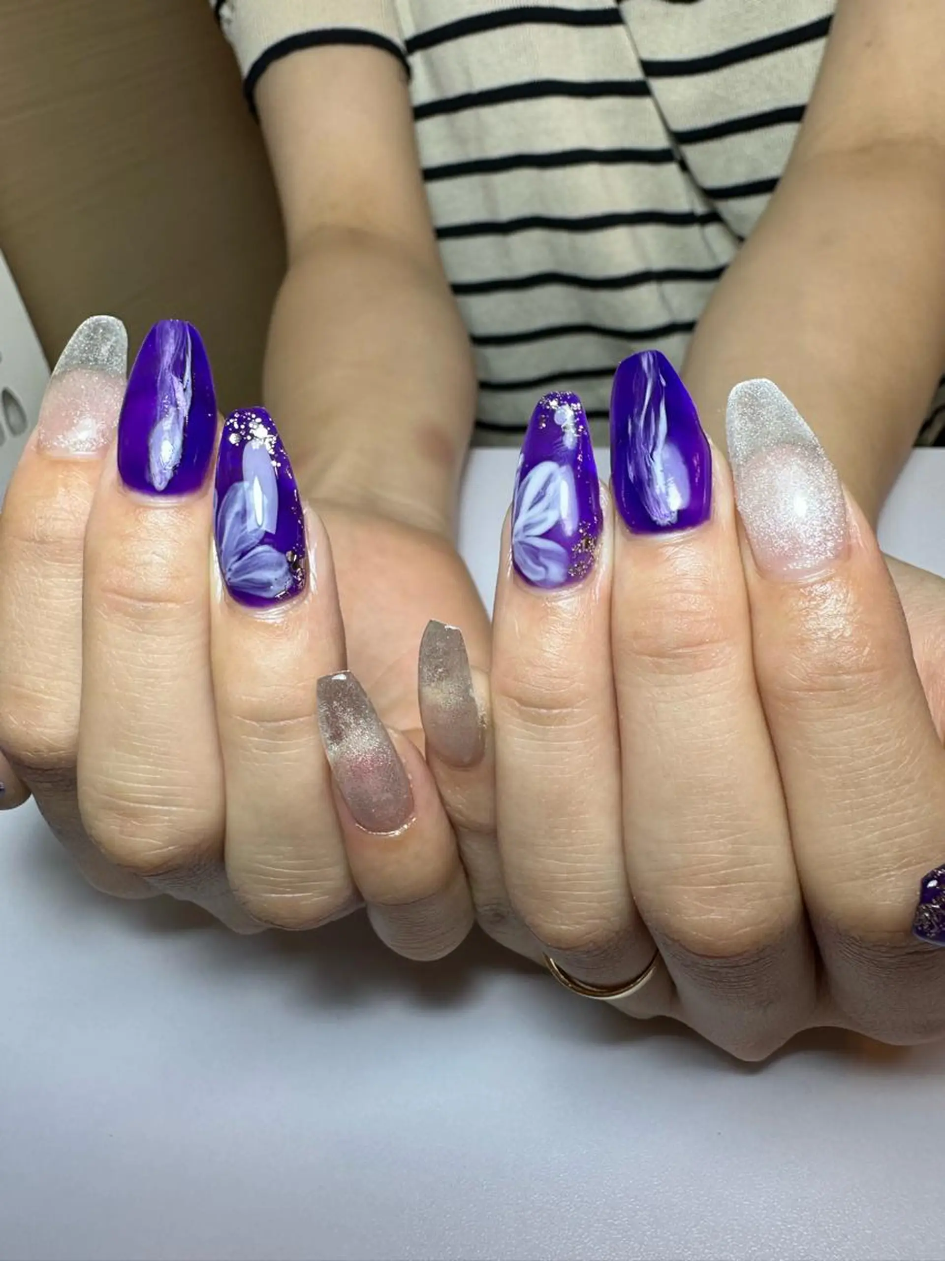 ロング shandy nailのネイルデザイン