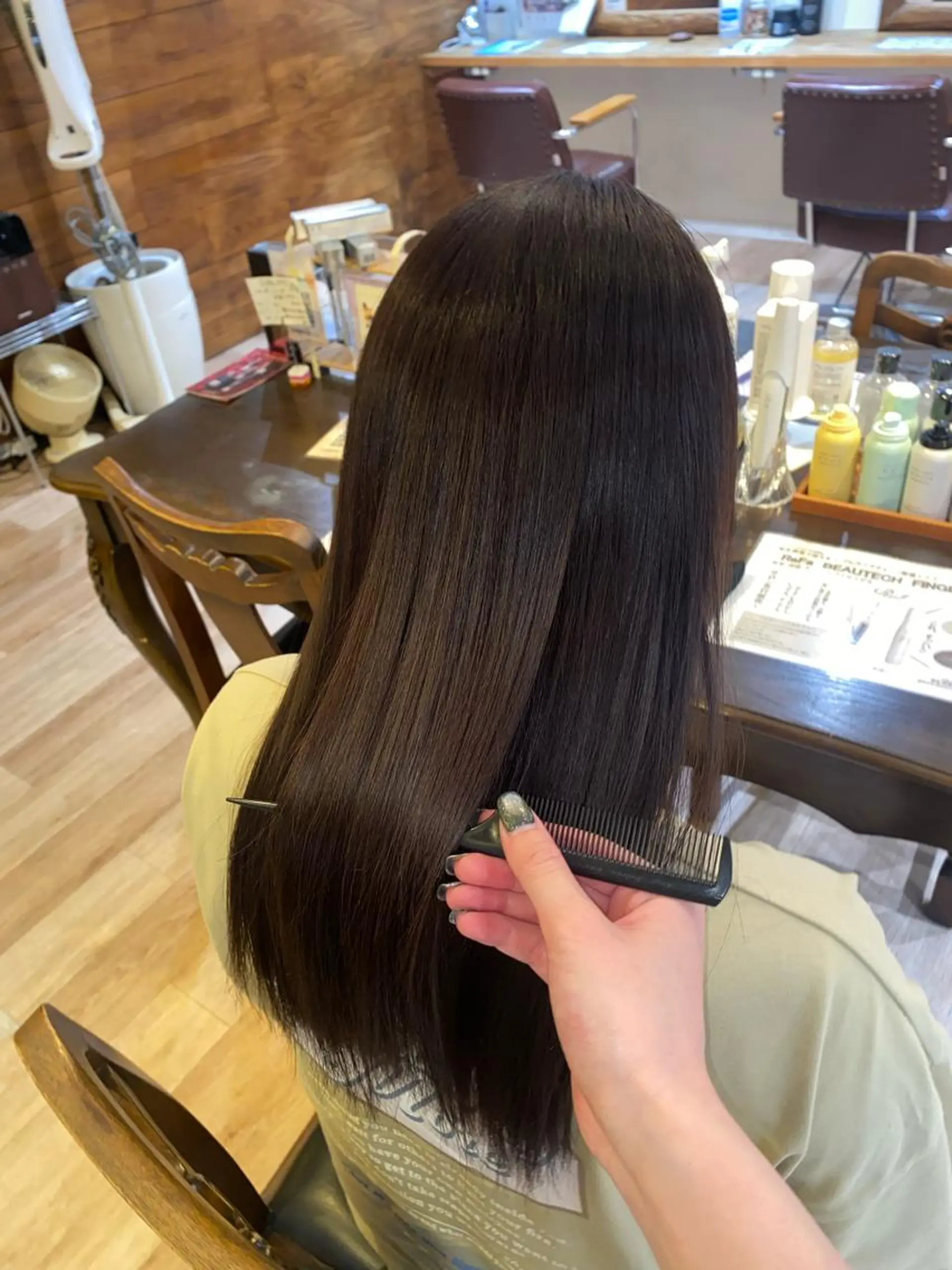 セミロング カラー niconail 🧣ayu 📍烏山のネイルデザイン