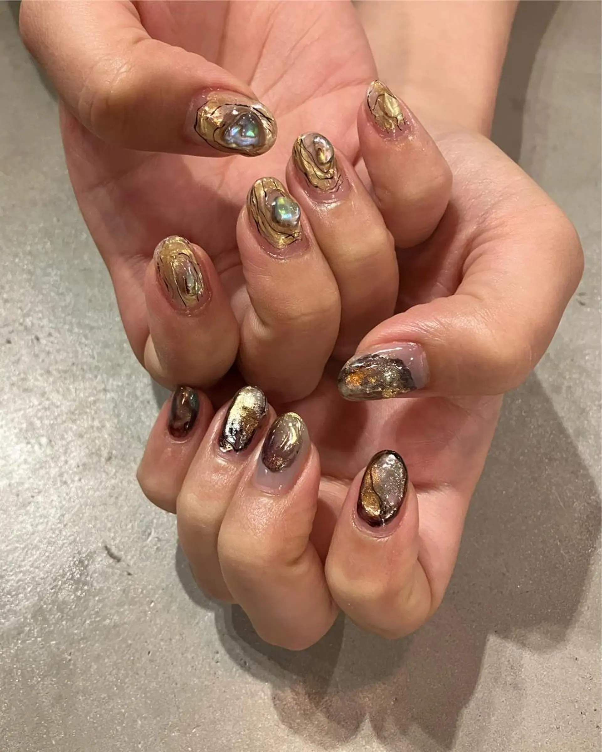 ネイル アートネイル 長さ出し ジェルネイル 氷ネイル・うるうるネイル マットネイル ハンドネイル nail salon Soeurのネイルデザイン