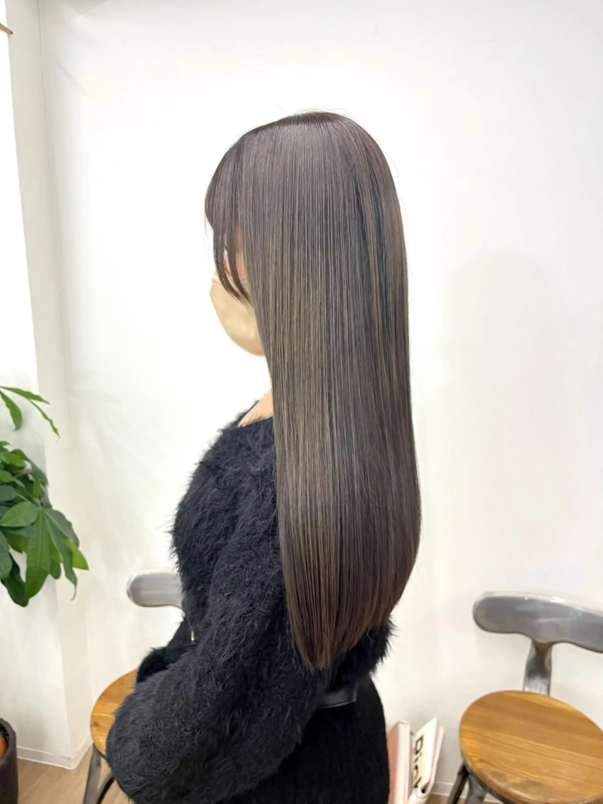 ロング カラー ベージュカラー グレージュ 髪質改善 トリートメント HIROKO / 透明感暖色カラー🎀のヘアスタイル