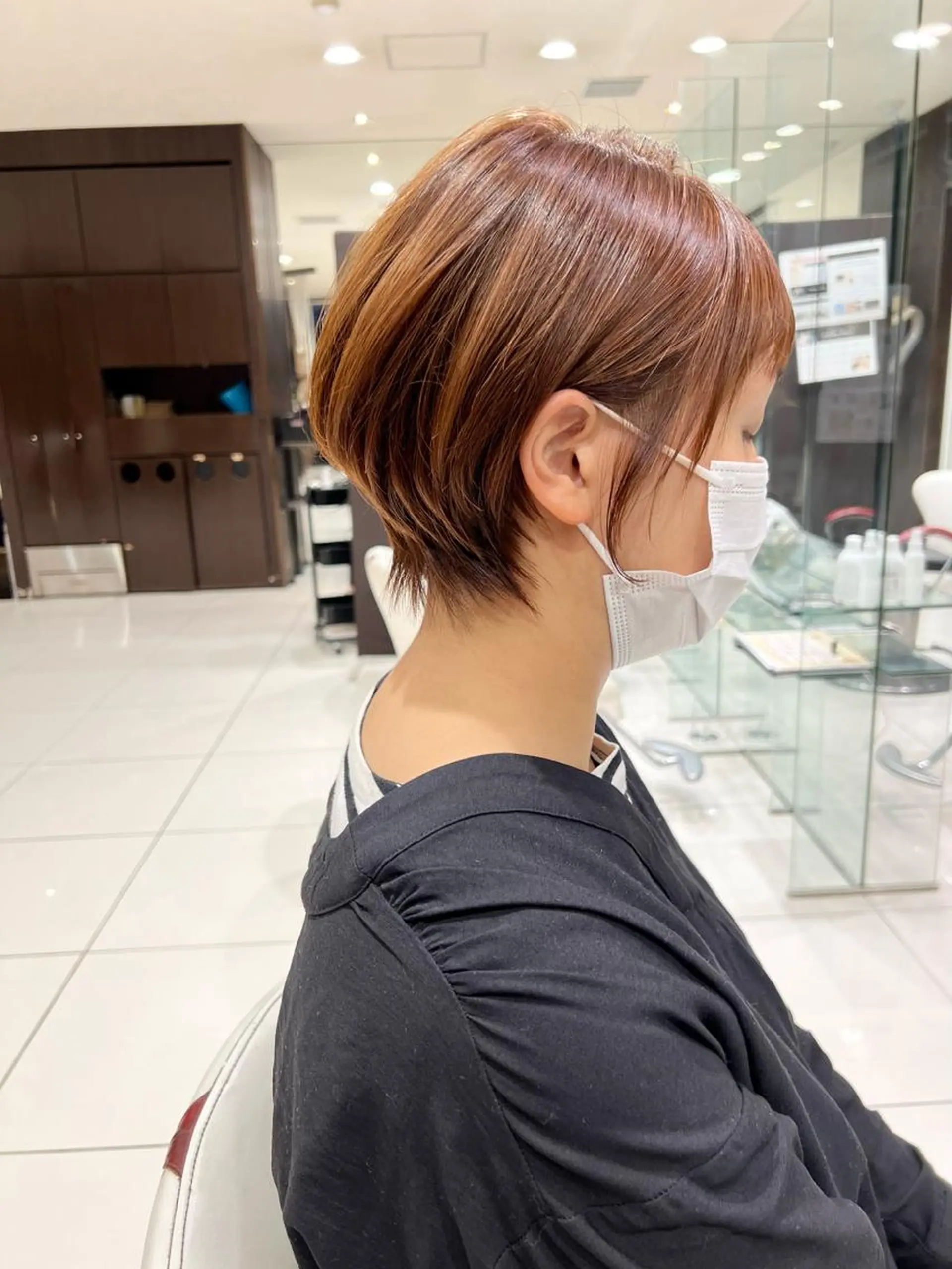 ショート ショートヘア トリートメント カット ヘアカラー トリートメント 下條 真のヘアスタイル