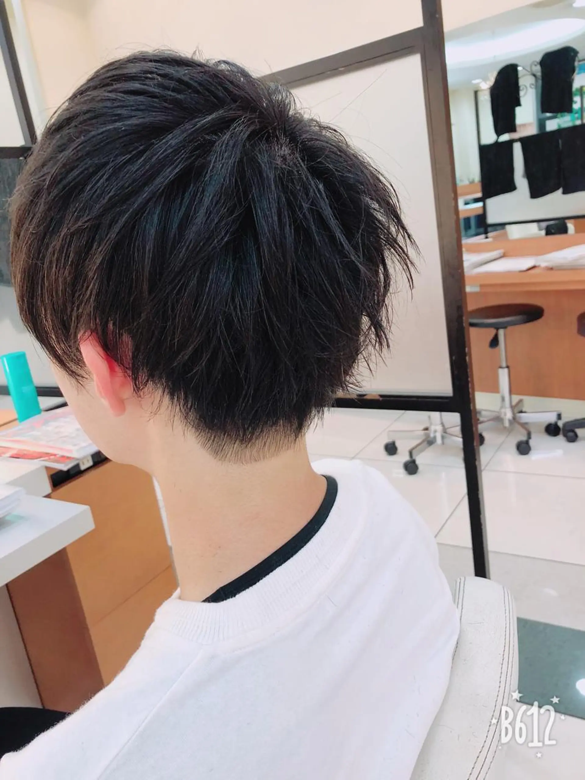 ショート パーマ メンズ ナカタケ ユウのヘアスタイル