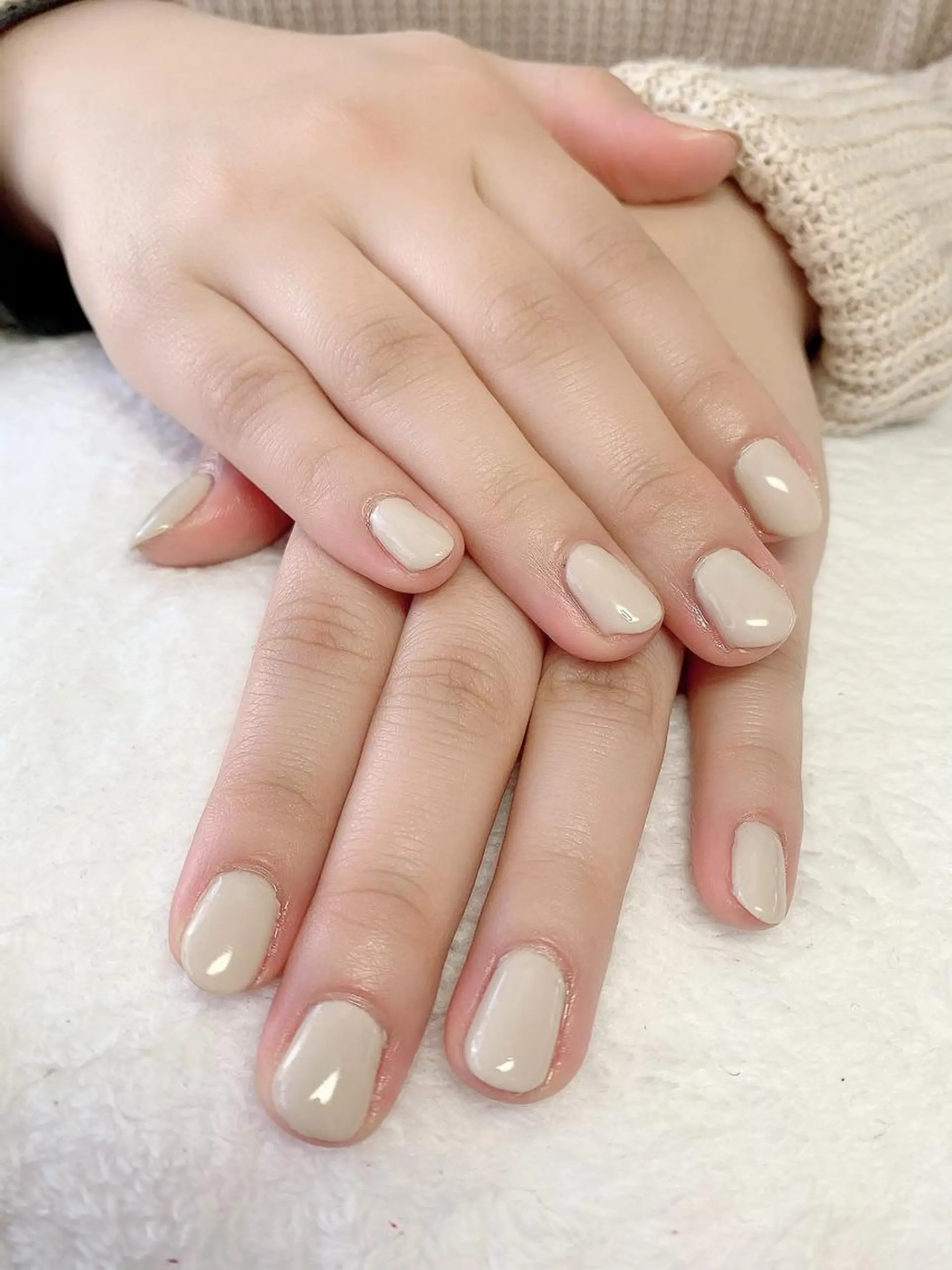 ネイル ワンカラーネイル 太田 あきなのネイルデザイン