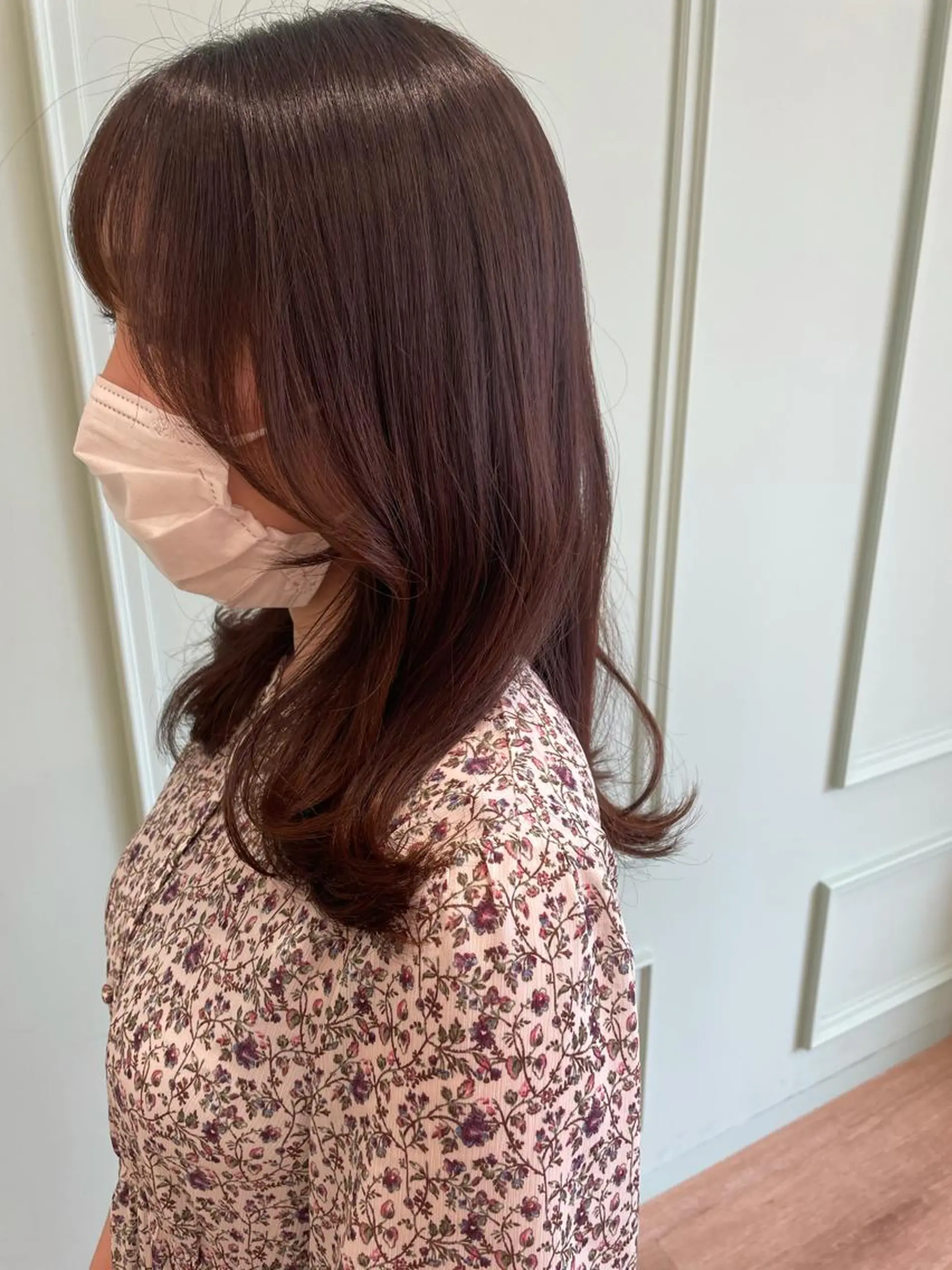 セミロング KANAMI日暮里 韓国ヘア・メイクのヘアスタイル