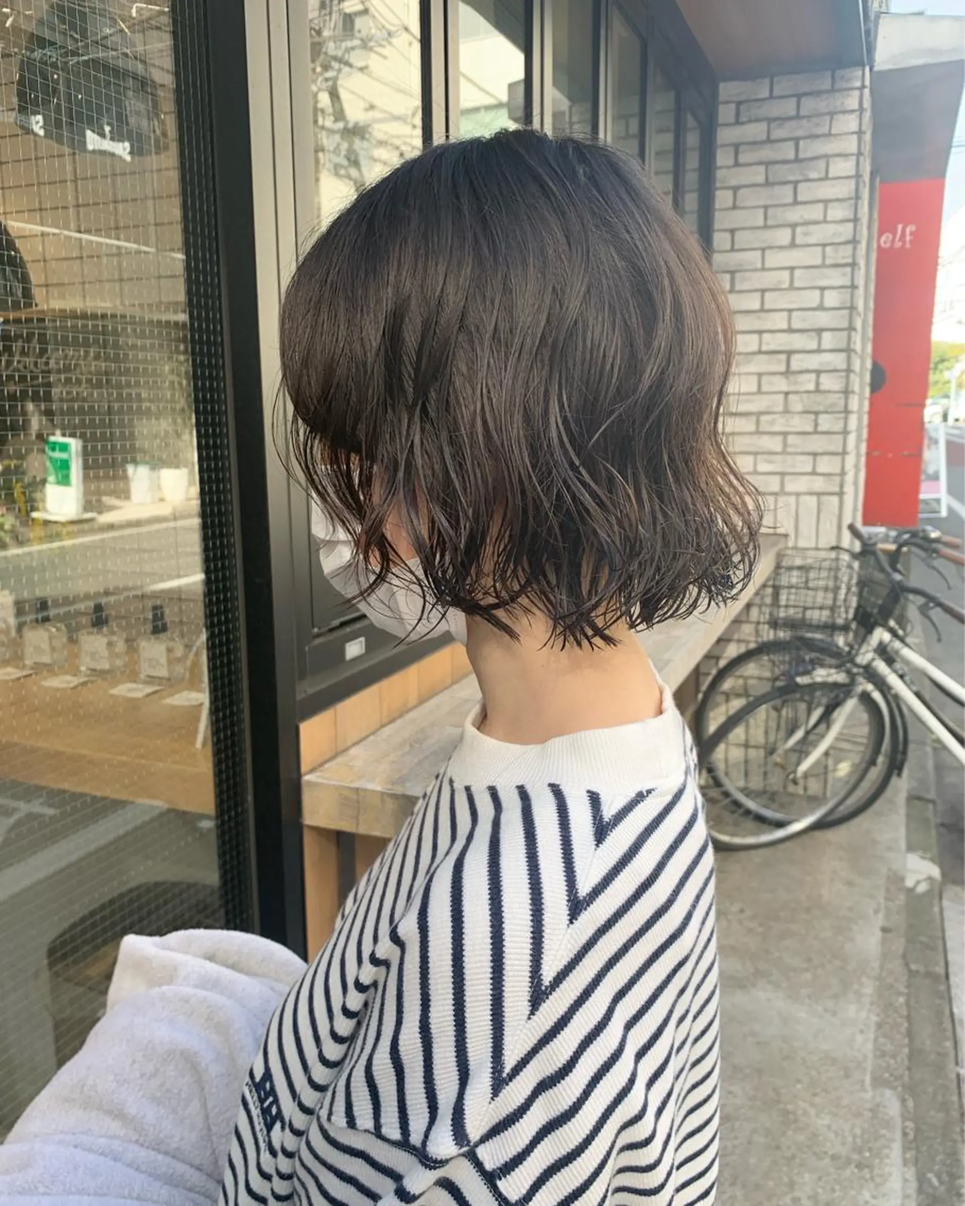 ショート パーマ ボブ フェザー/ニュアンス パーマ/ryutoのヘアスタイル